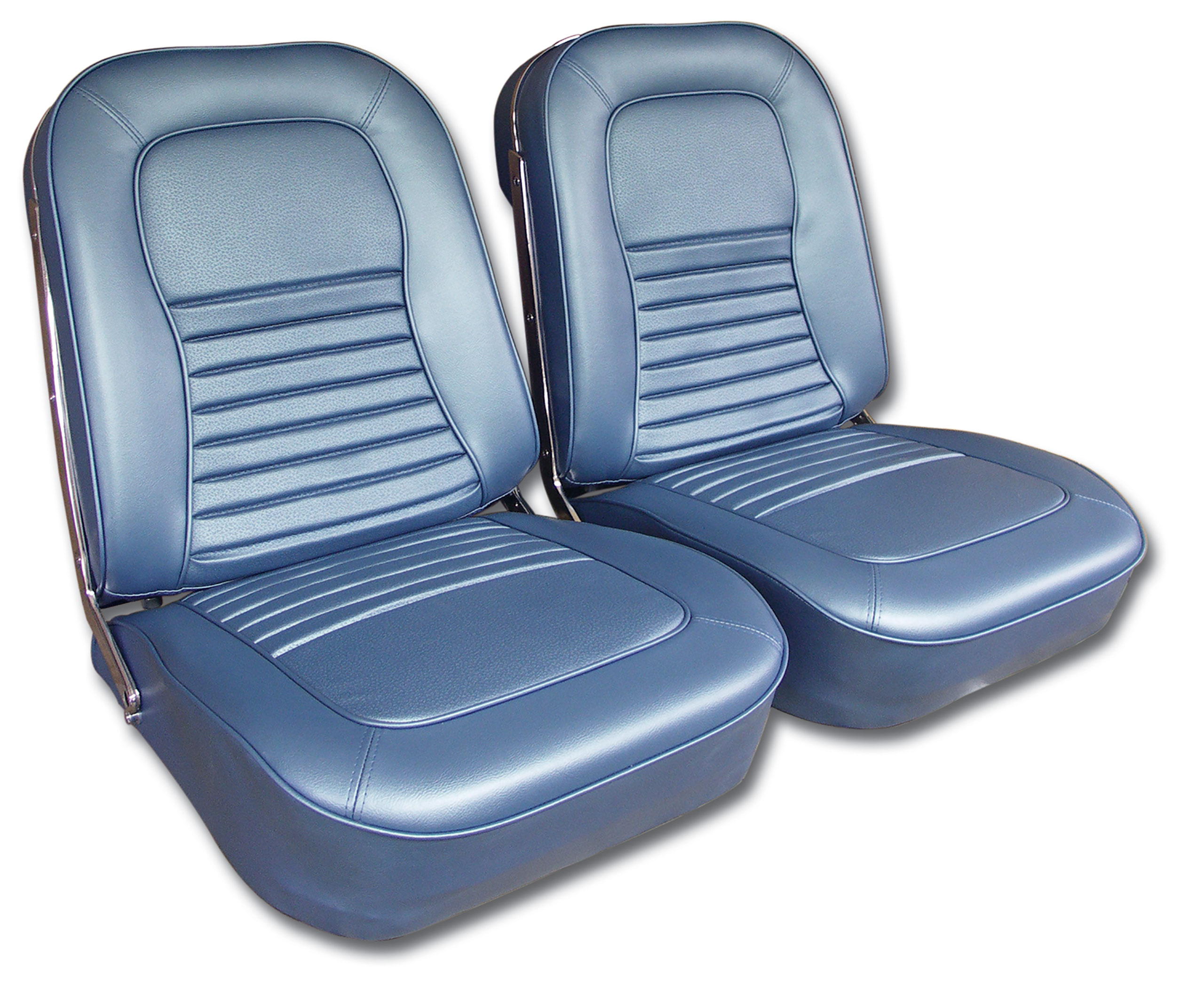1967 Corvette C2 Vinyl Seat Covers- Bright Blue CA-417540 