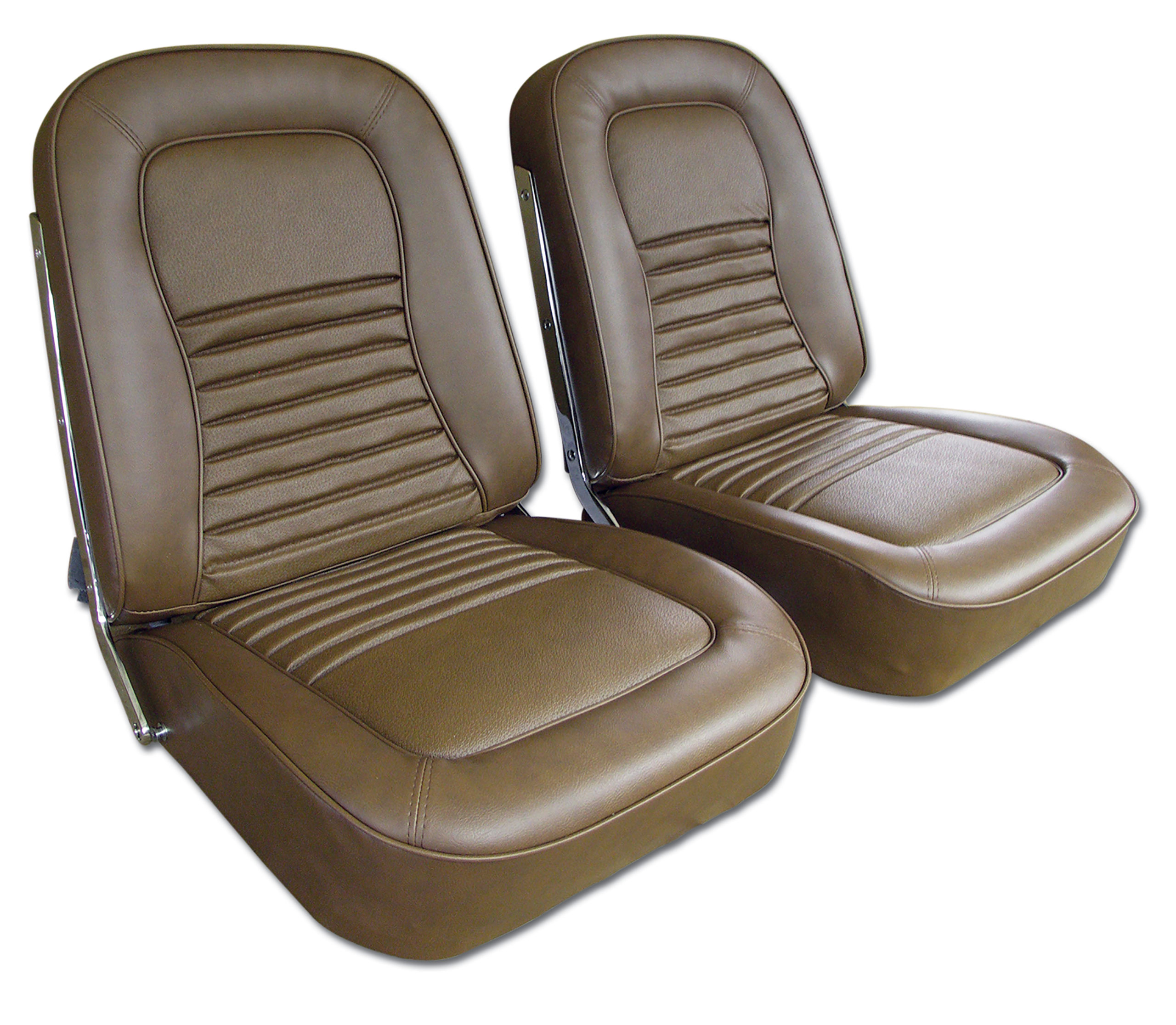 1967 Corvette C2 Vinyl Seat Covers- Saddle CA-417553 