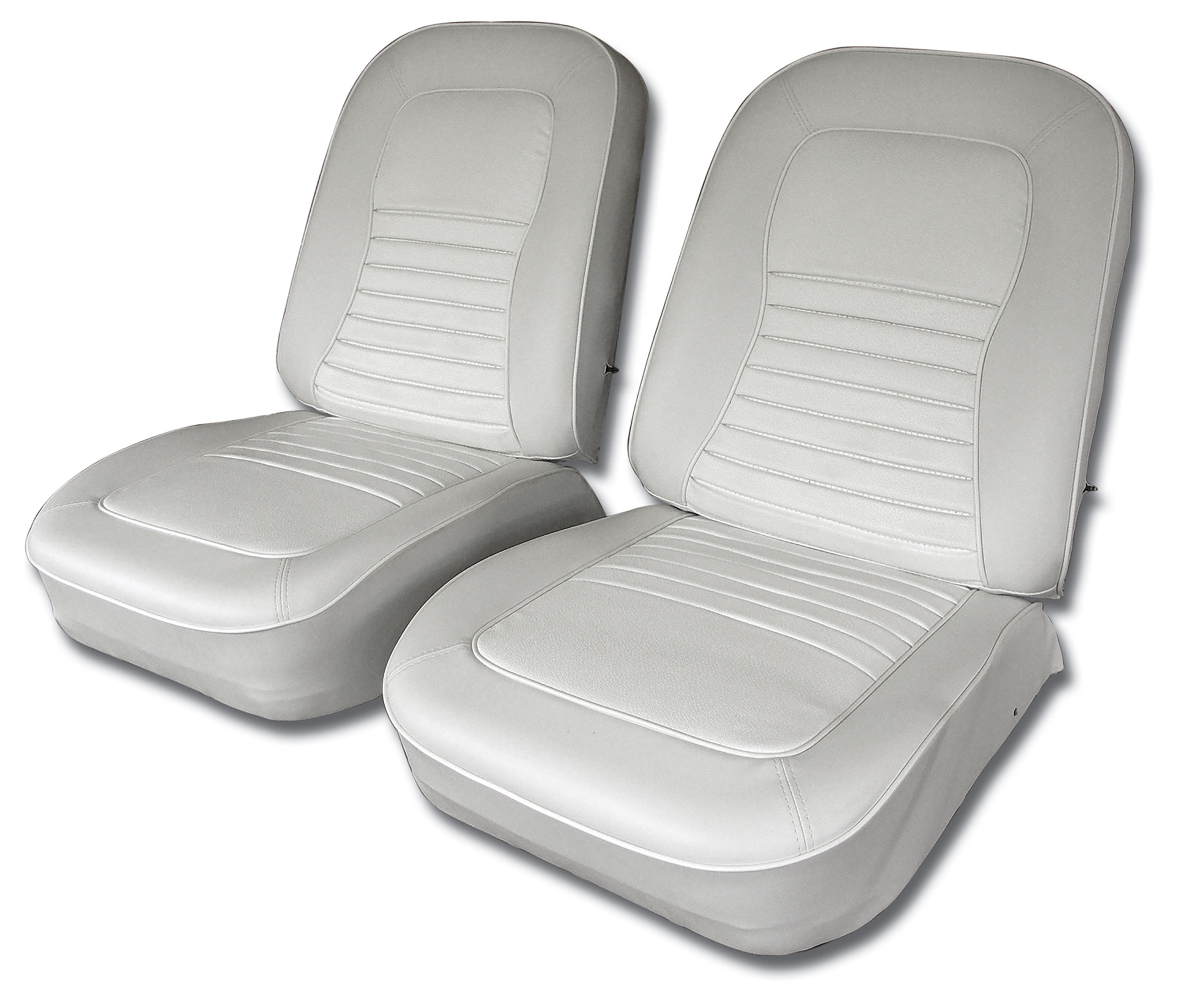 1967 Corvette C2 Vinyl Seat Covers- White CA-417565 