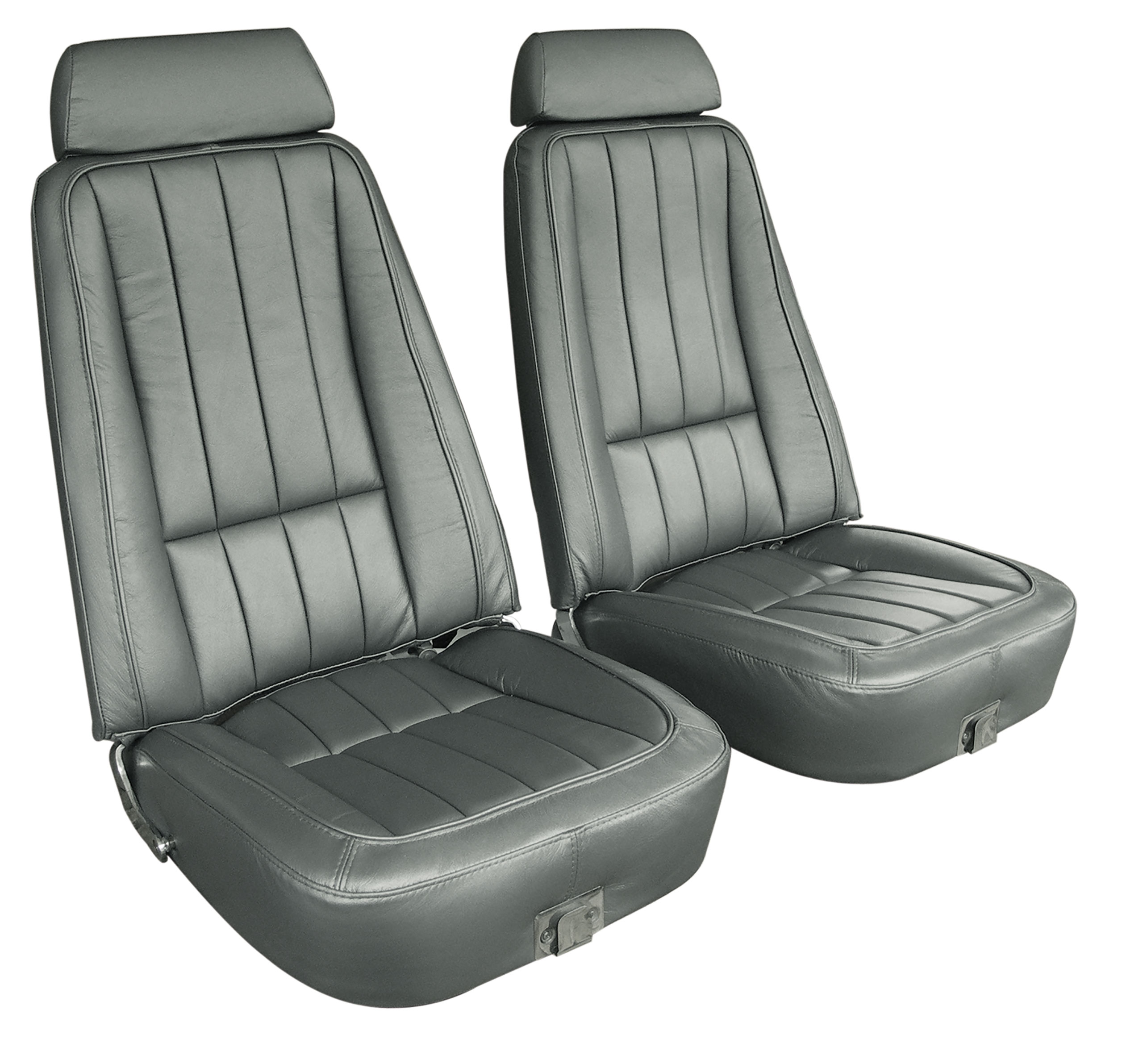 1969 Corvette C3 Leather Seat Covers- Gunmetal CA-418963 