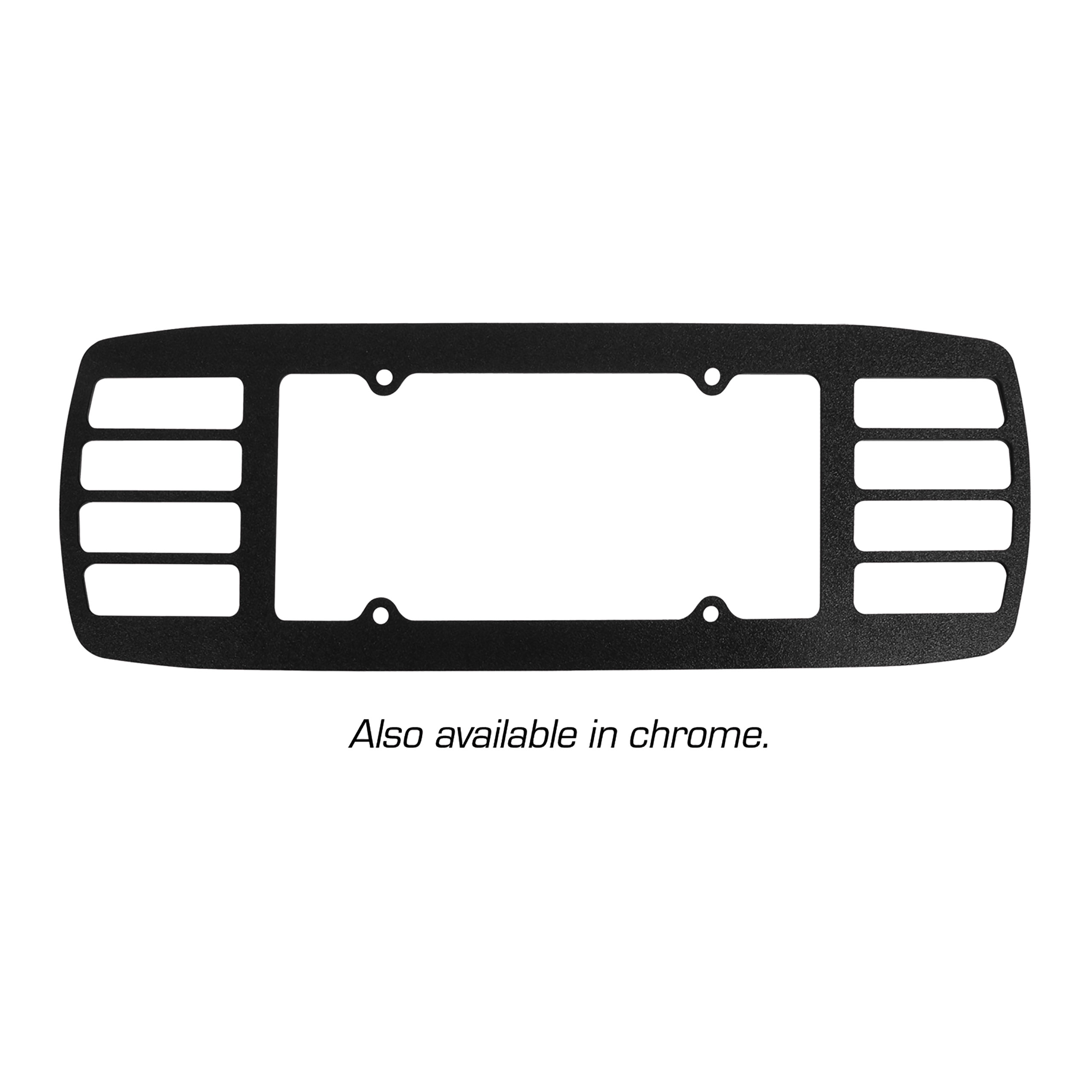 License Louver- Acrylic Chrome For 1997-2004 Corvette