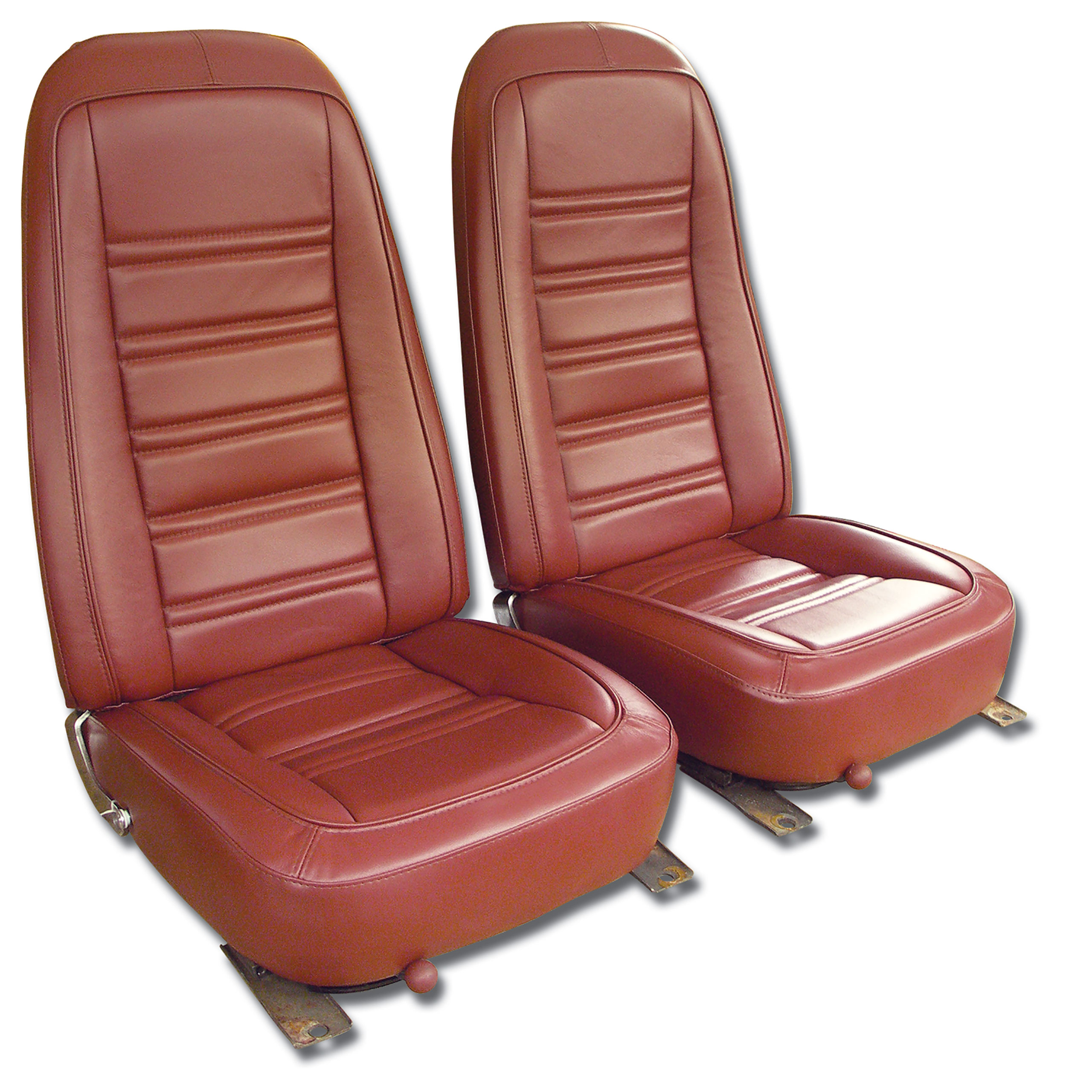 1978 Corvette C3 Leather Seat Covers Saffron Leather/Vinyl Original CA-419733 