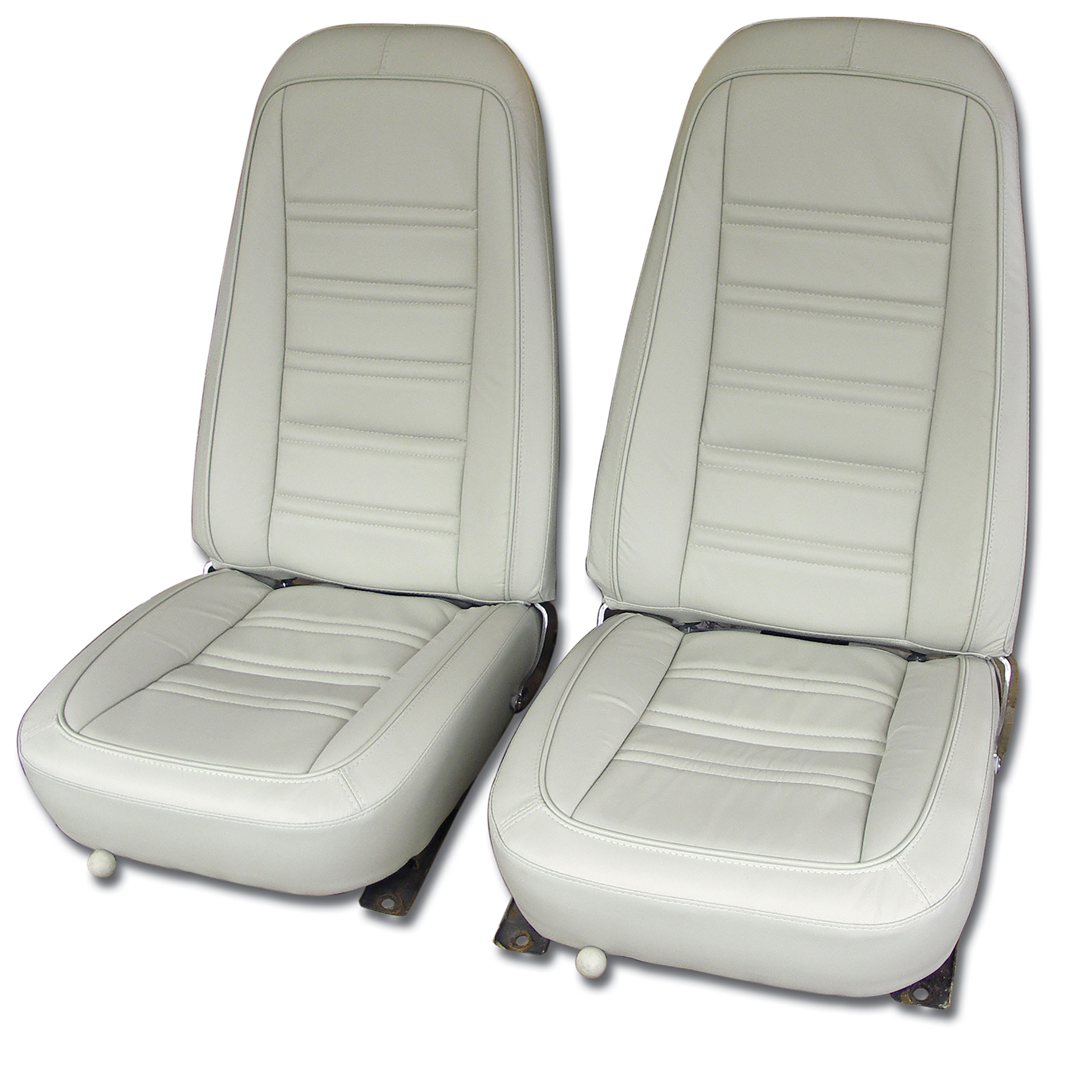 1978 Corvette C3 Leather Seat Covers Oyster Leather/Vinyl Original CA-419773 