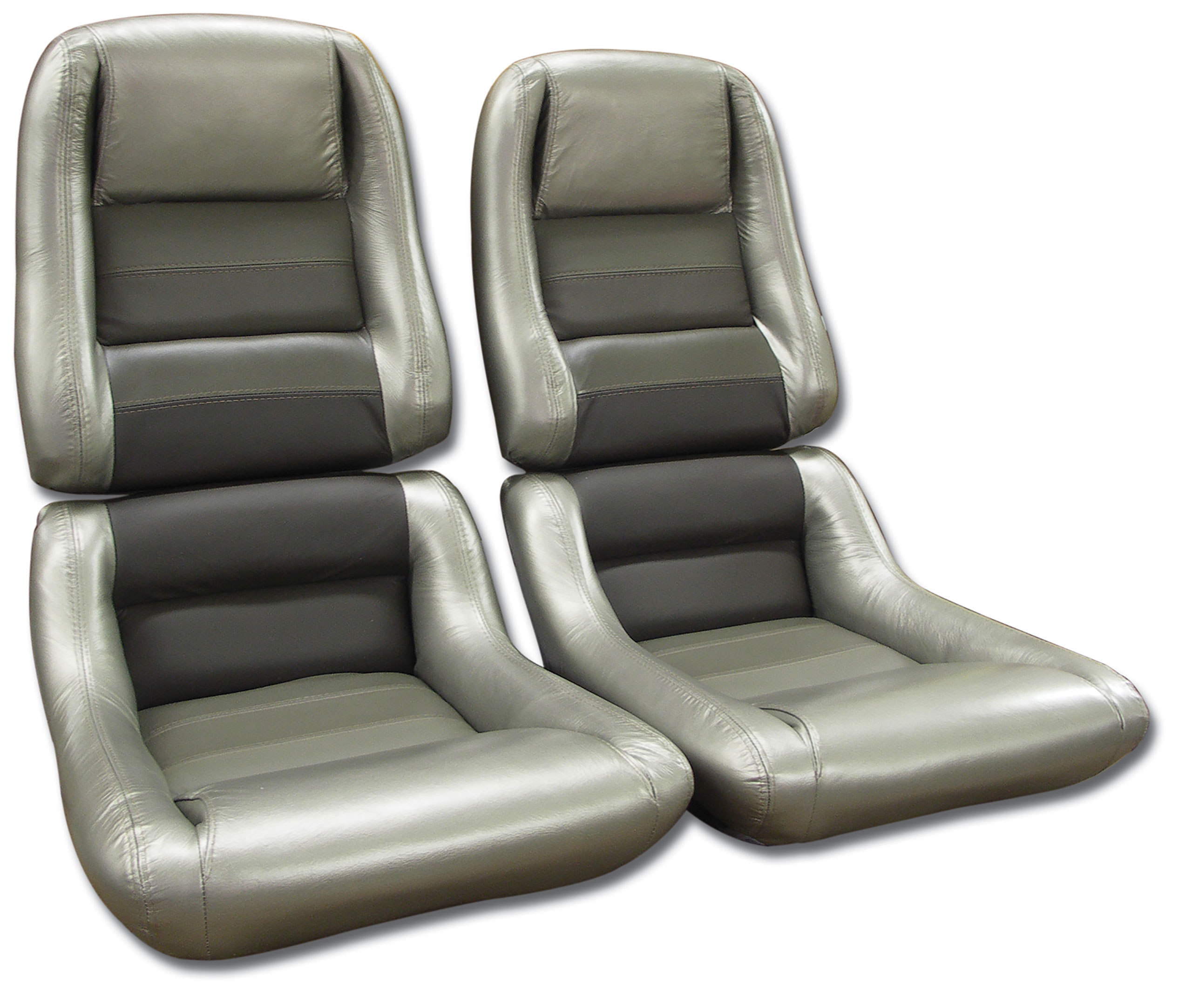 1982 Corvette C3 Leather Seat Covers Collector 100%-Leather 2" Bolster CA-420060 