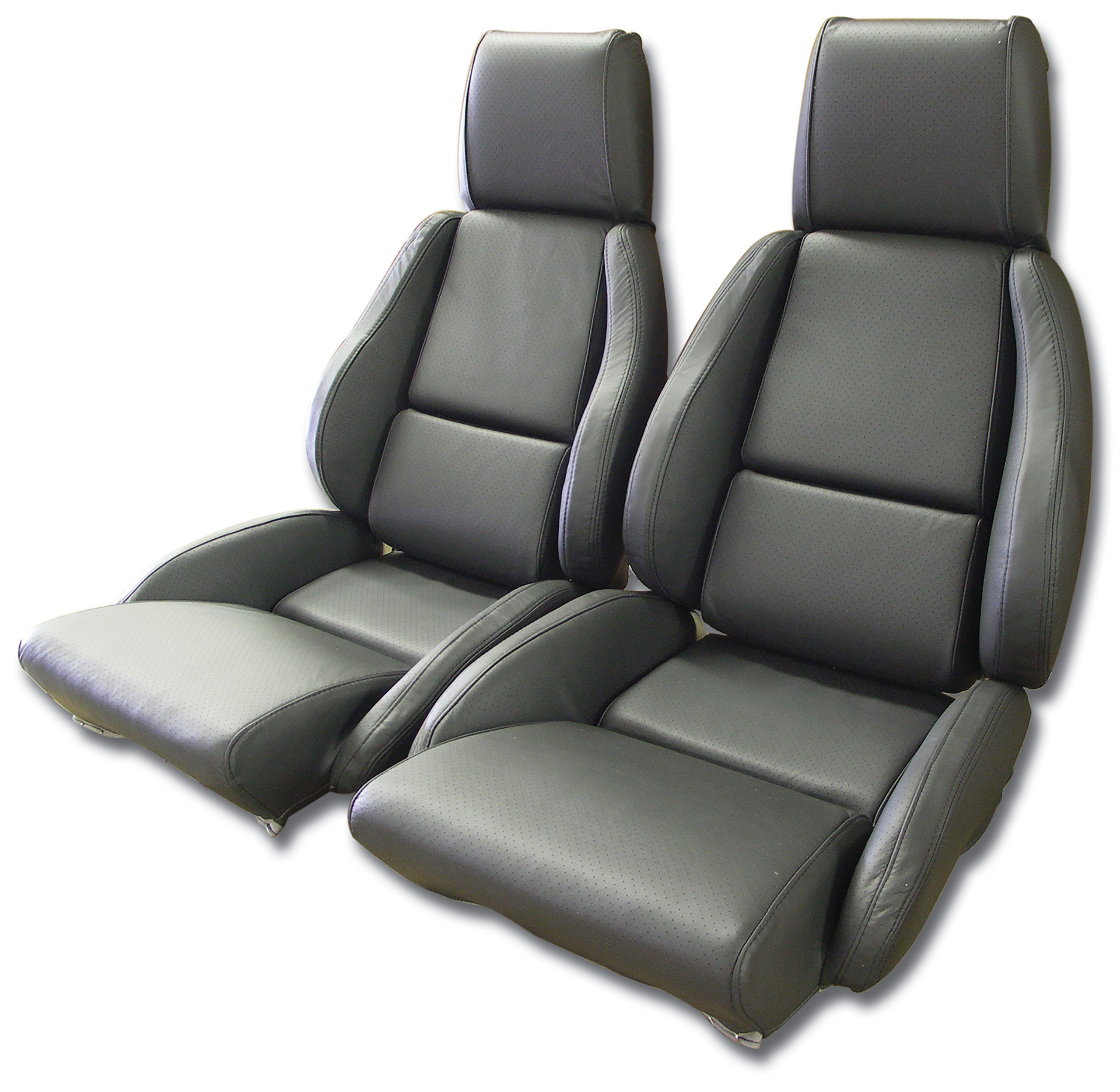 1984-1987 Corvette C4 Leather Seat Covers Graphite Standard CA-420322 