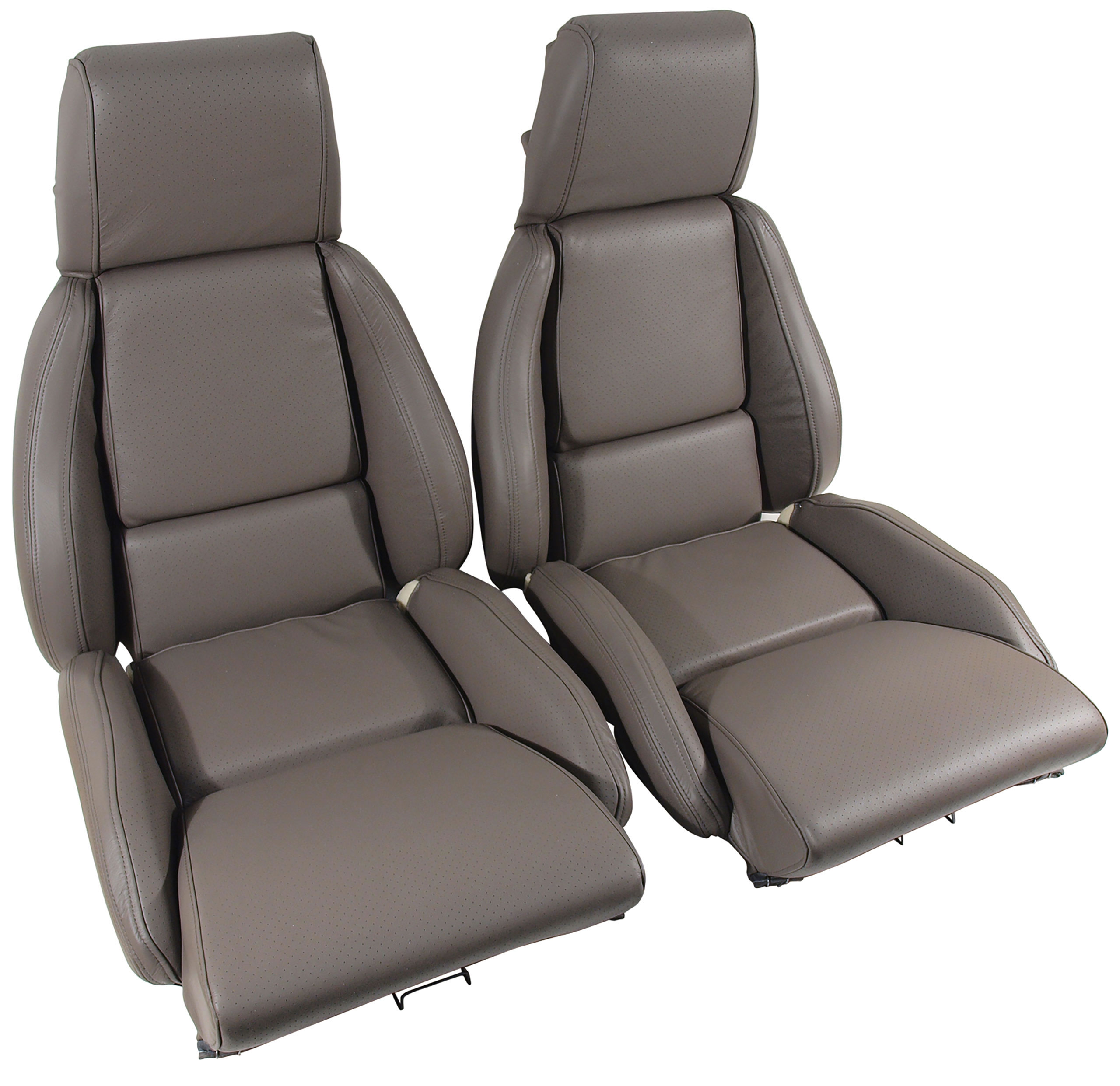 1988 Corvette C4 Leather Seat Covers- Gray Standard CA-420379 