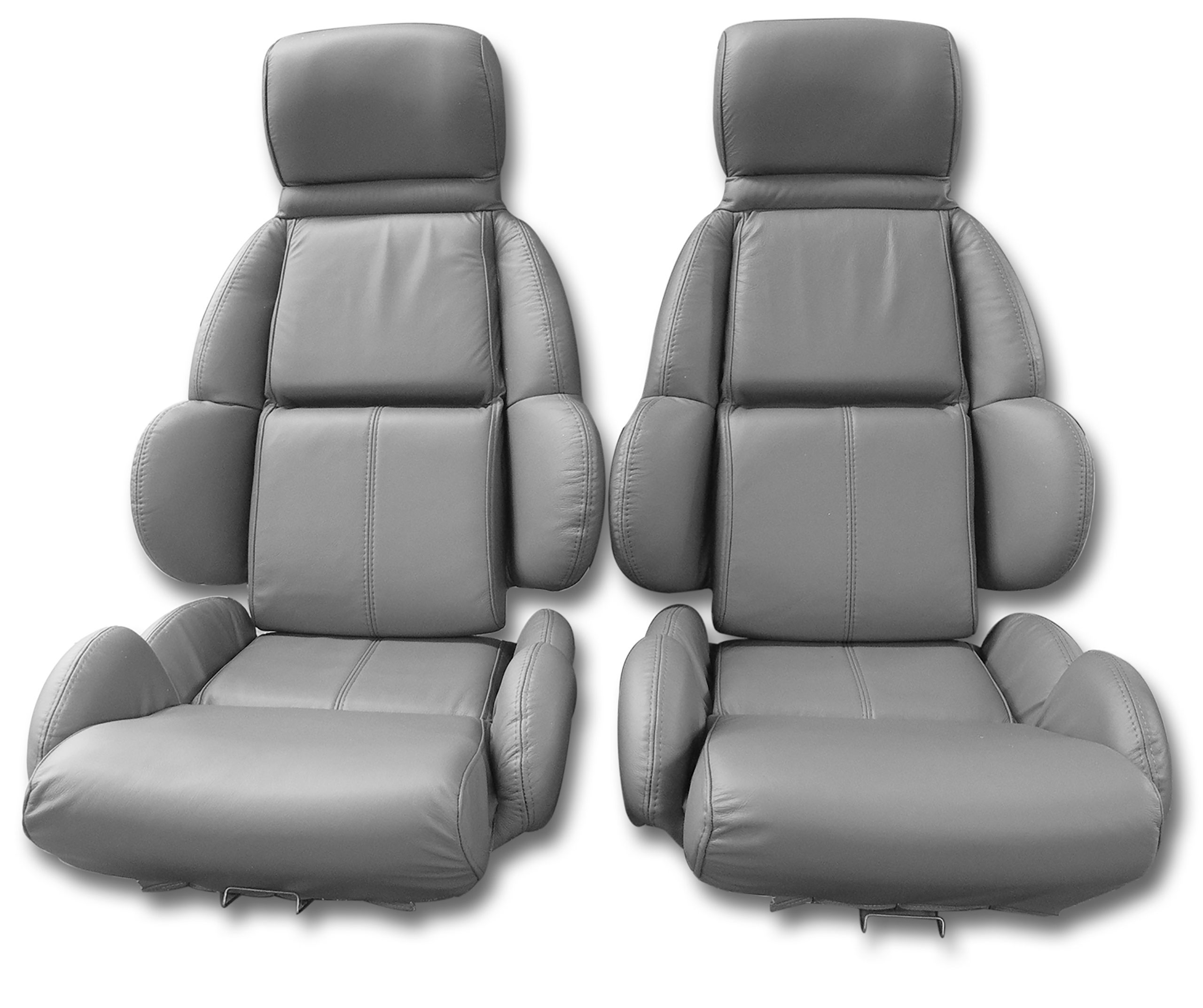 1989 Corvette C4 Leather Seat Covers- Gray Standard CA-420479 