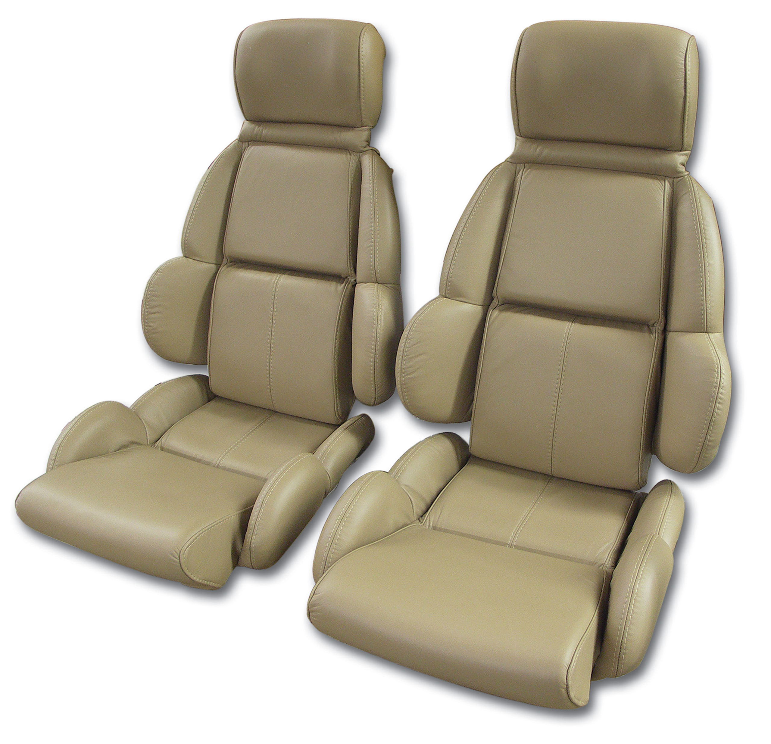 1992 Corvette C4 Leather Seat Covers- Beige Standard CA-420482 