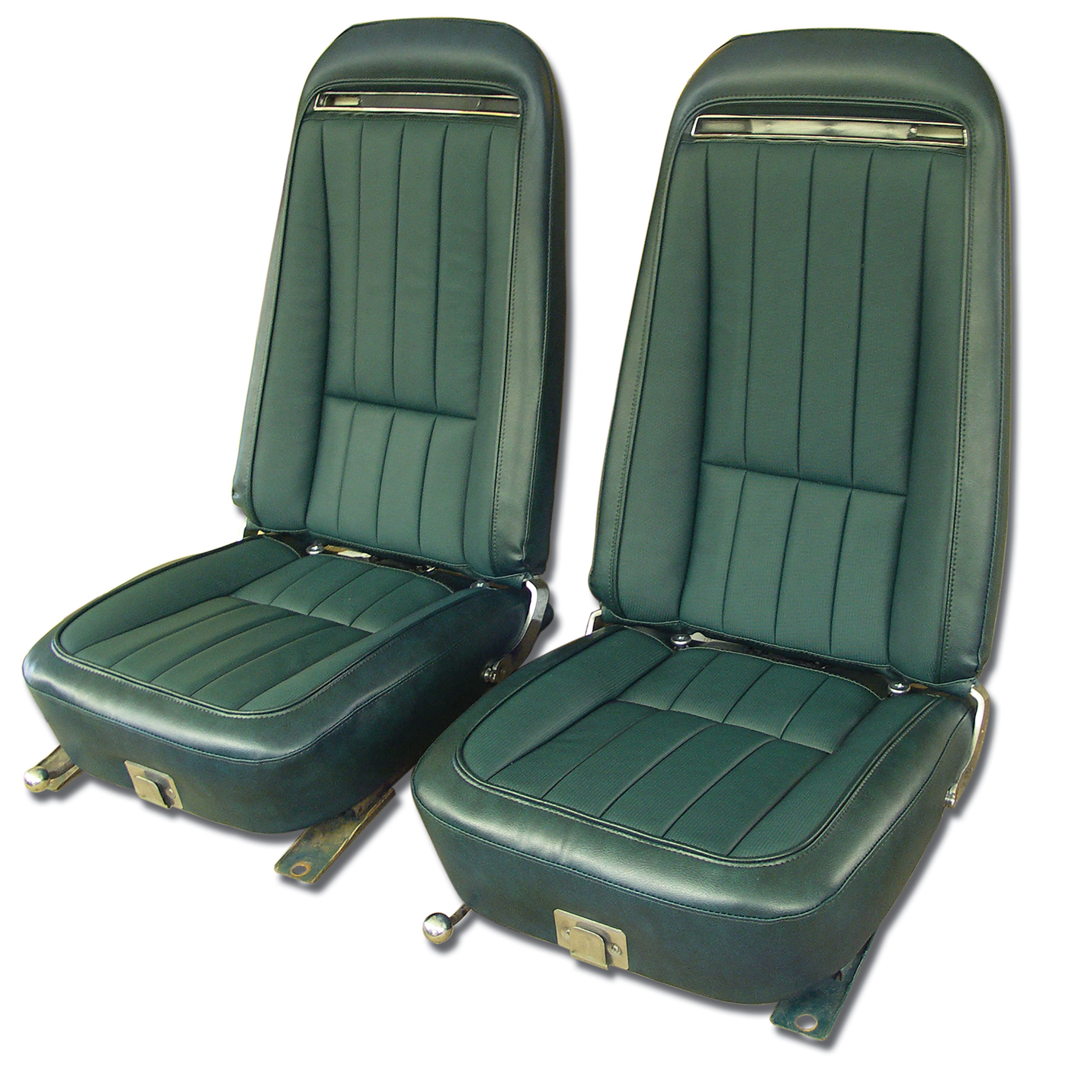 1971 Corvette C3 "Leather-Like" Vinyl Seat Covers- Green CA-421218 