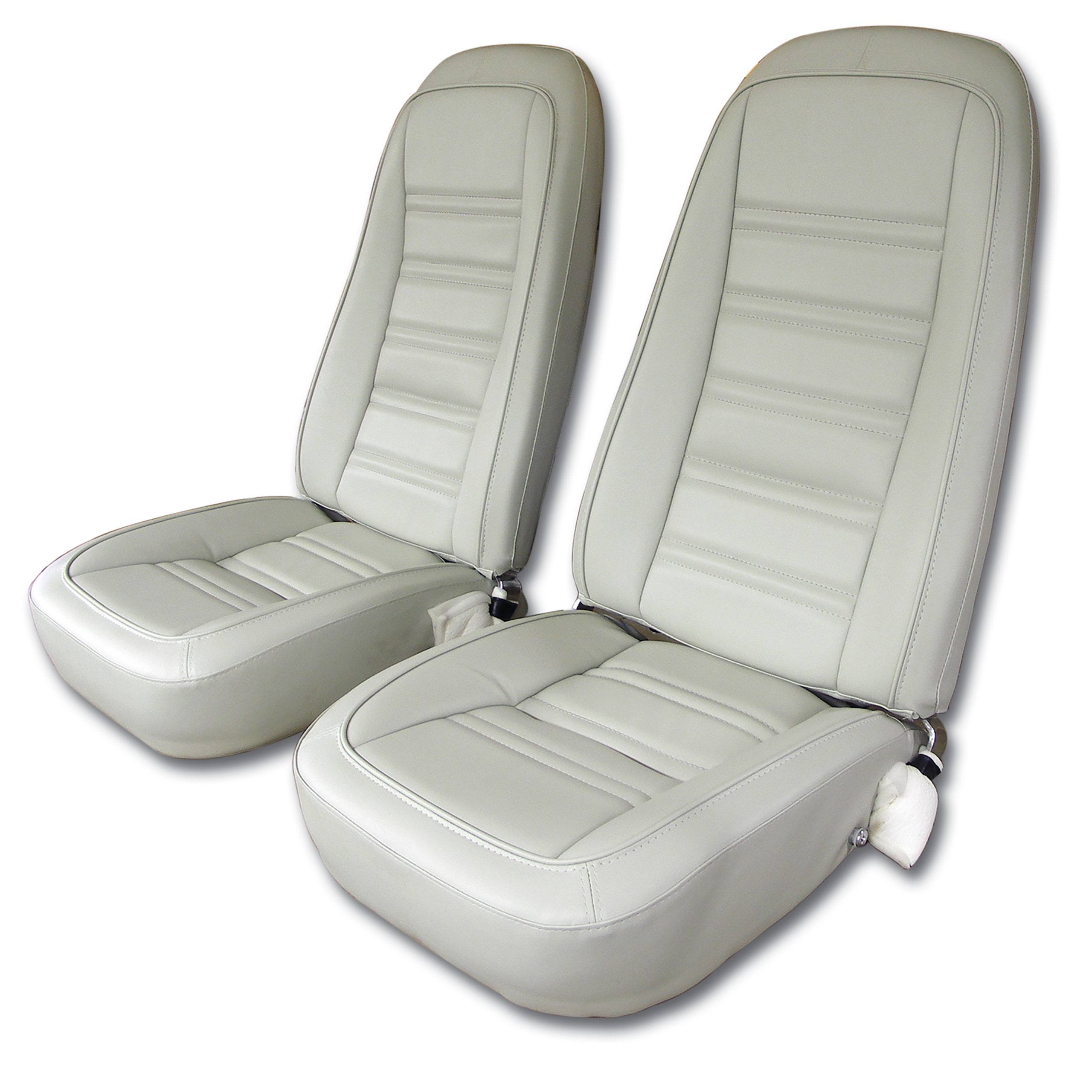 1978 Corvette C3 "Leather-Like" Vinyl Seat Covers- Oyster CA-421573 