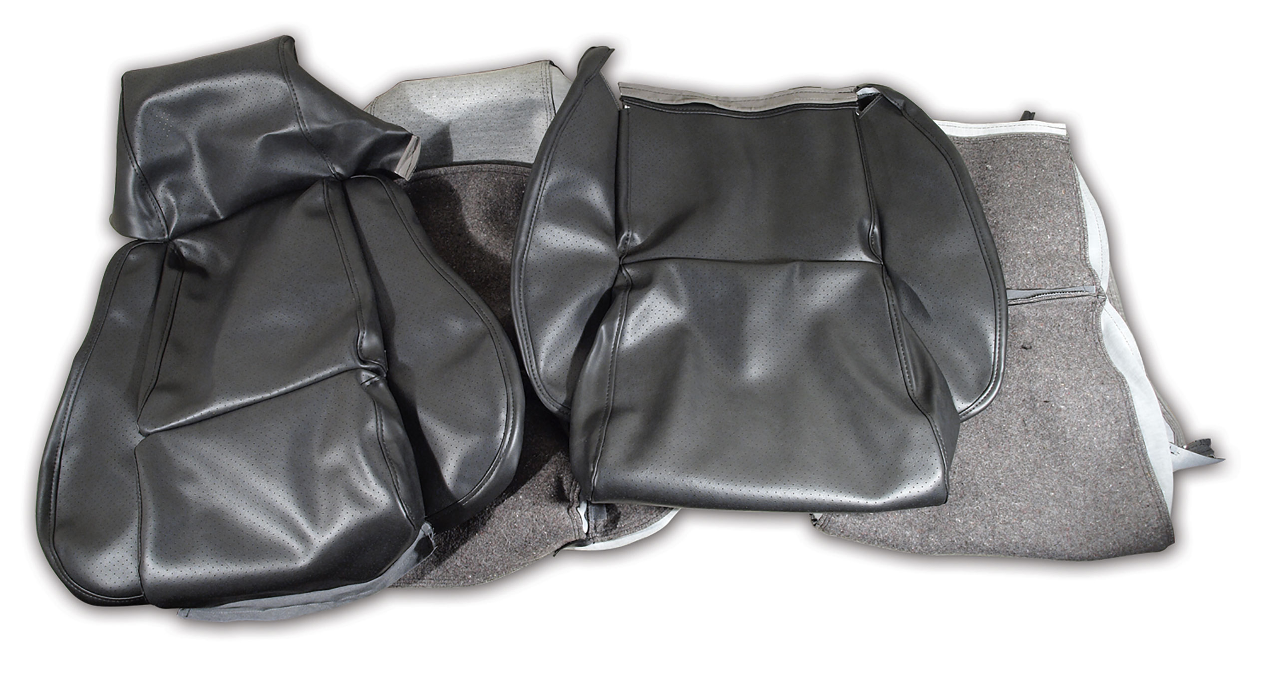 1984-1987 Corvette C4 "Leather-Like" Vinyl Seat Covers Graphite Standard CA-421822 