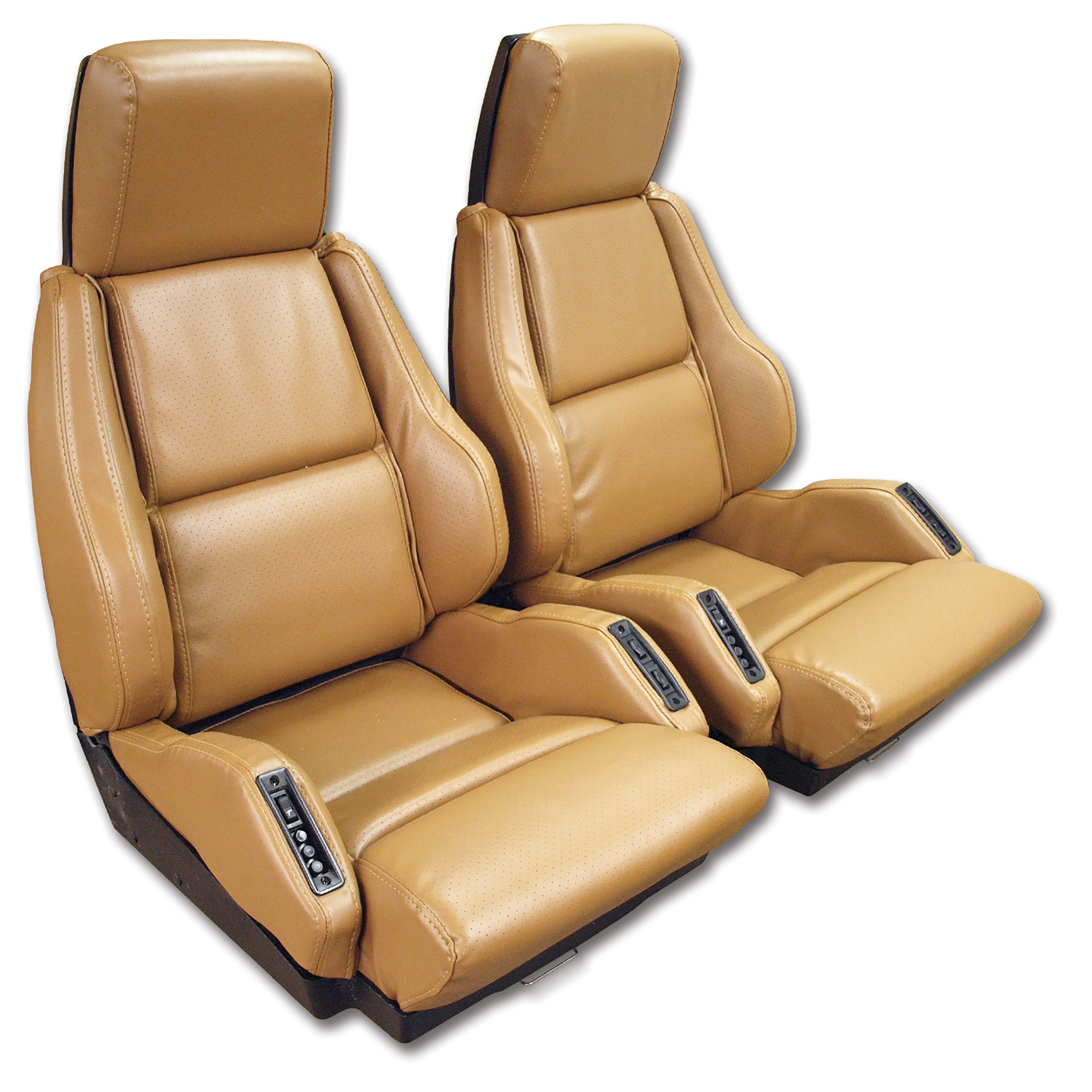 1988 Corvette C4 "Leather-Like" Vinyl Seat Covers Saddle Sport CA-422078 