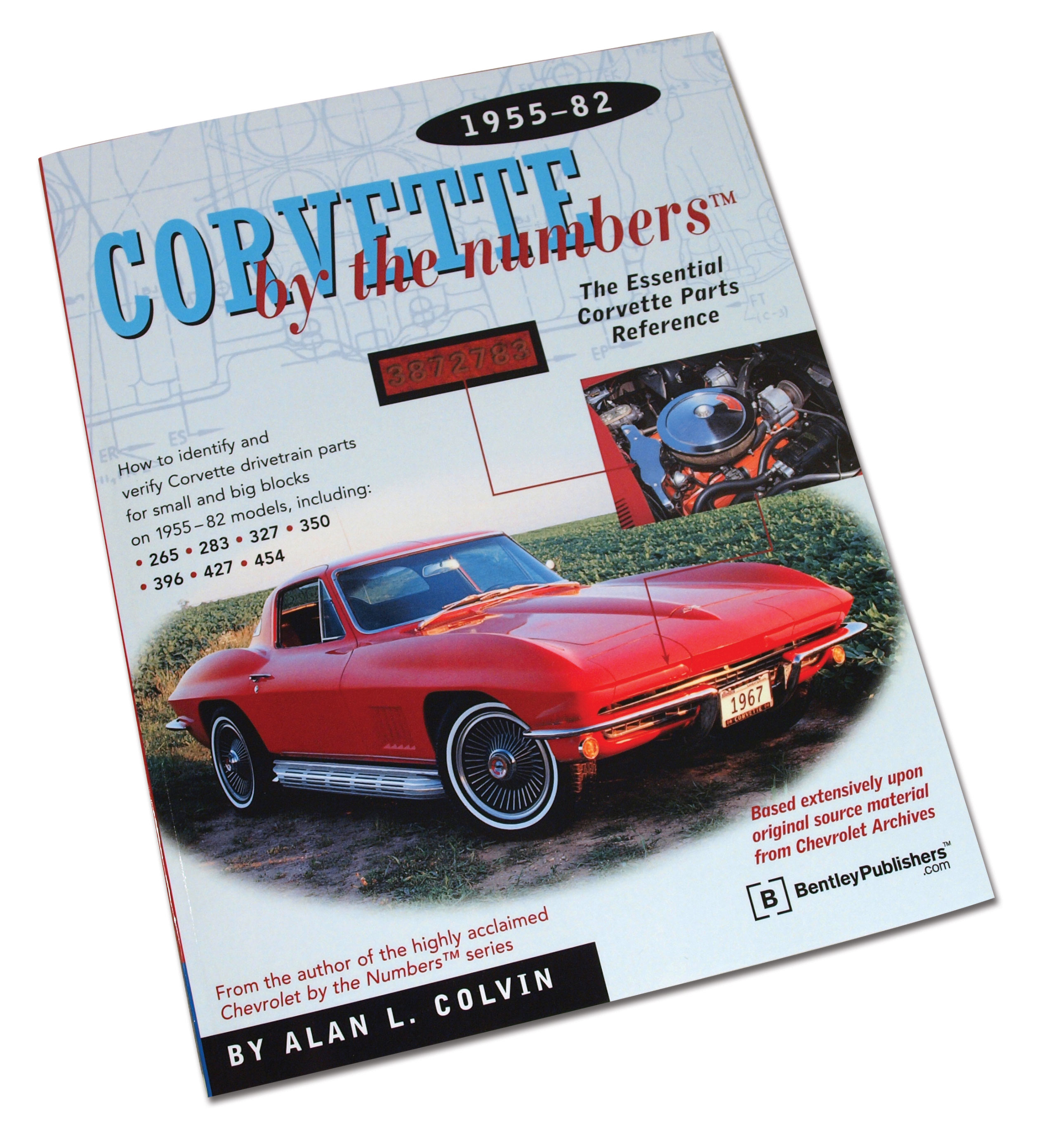Book- Corvette By The Numbers 55-82 For 1955-1982 Corvette