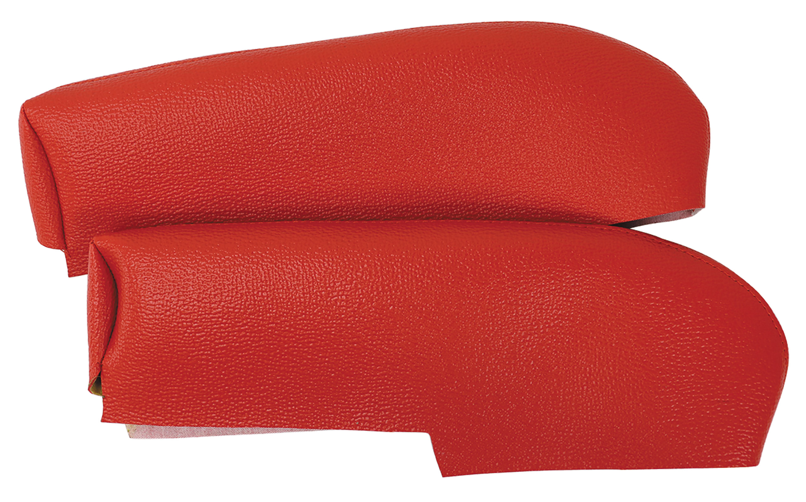 Vinyl Armrest Cover Pair W/O Pad - Red For 1958 Corvette