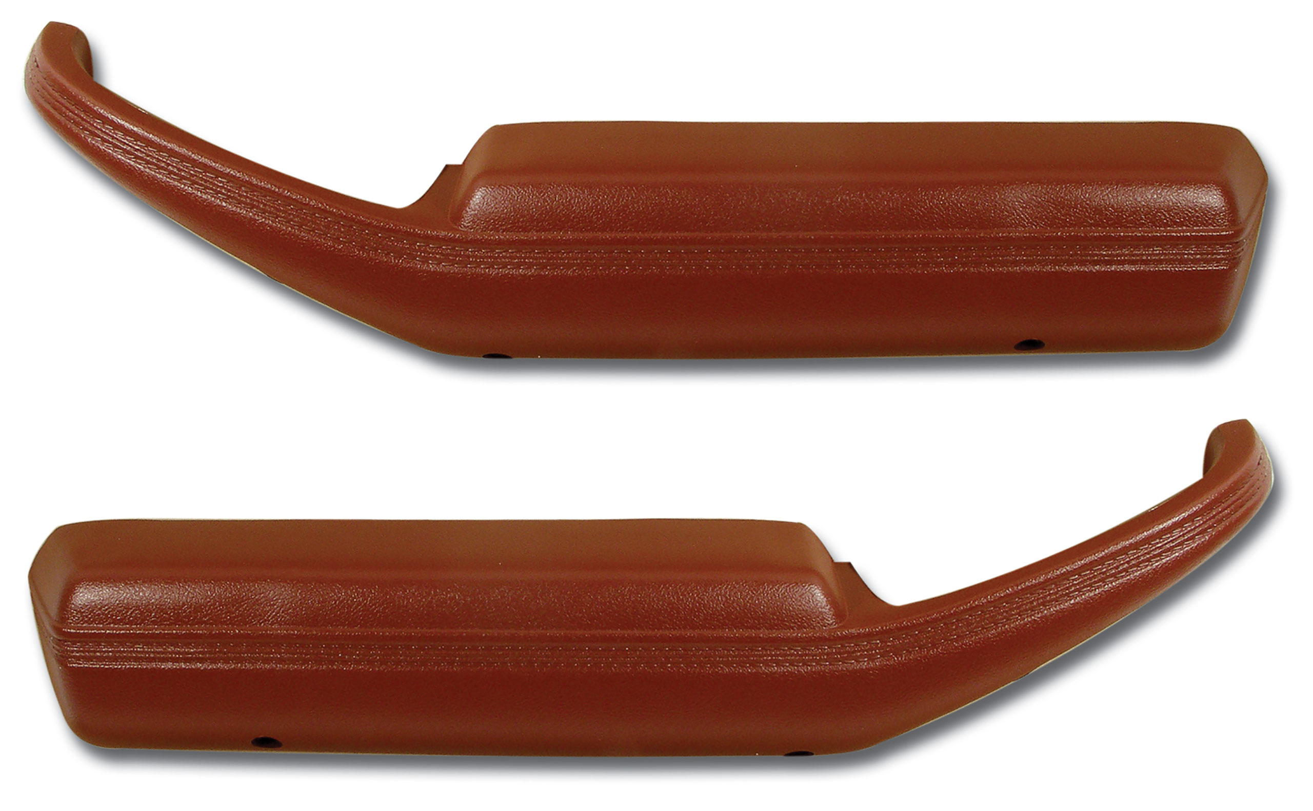 1981 Corvette C3 Moulded Door Panel Armrest Pair - Cinnabar CA-430739 