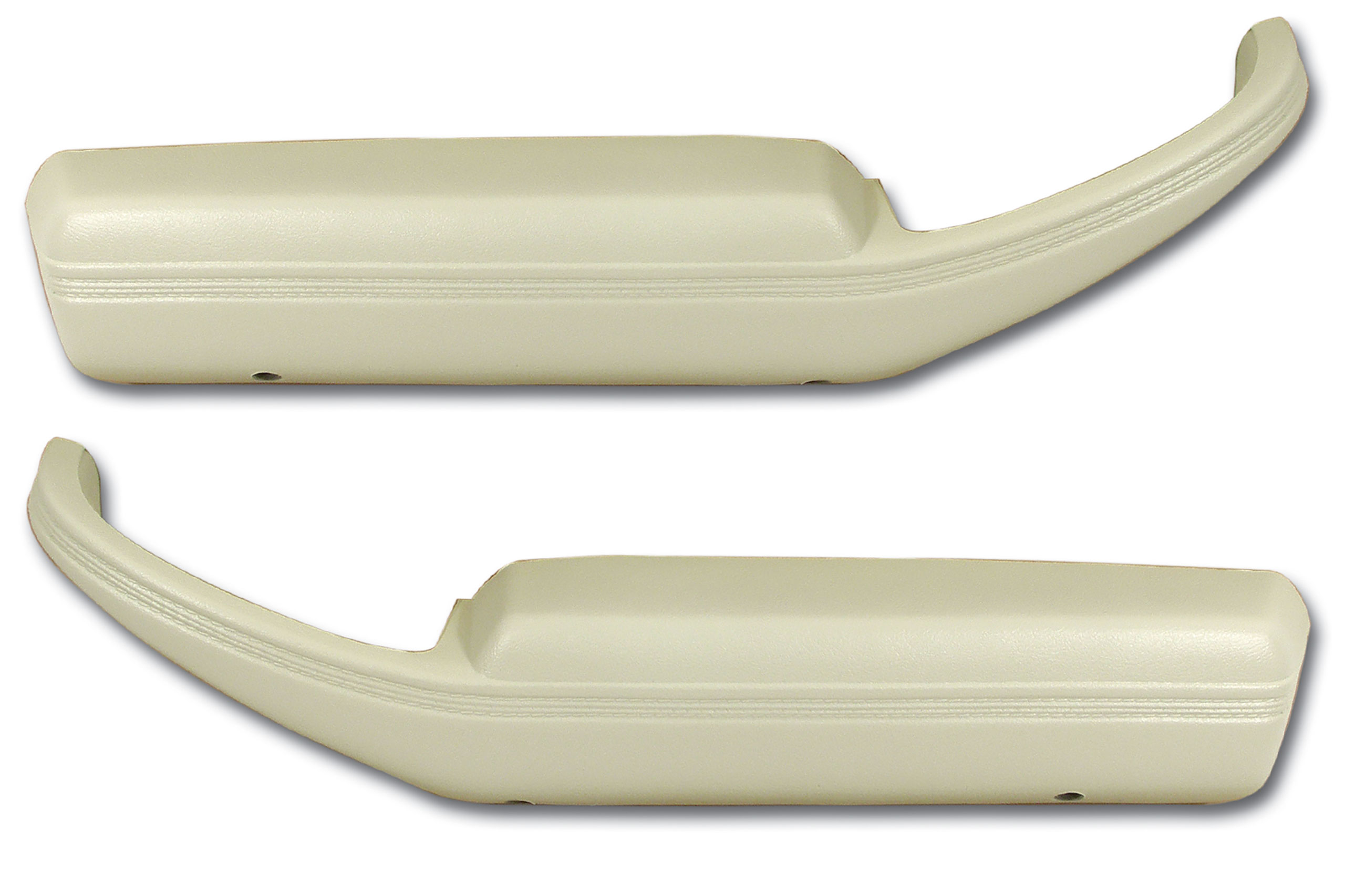 1979-1980 Corvette C3 Moulded Door Panel Armrest Pair Oyster CA-430766 