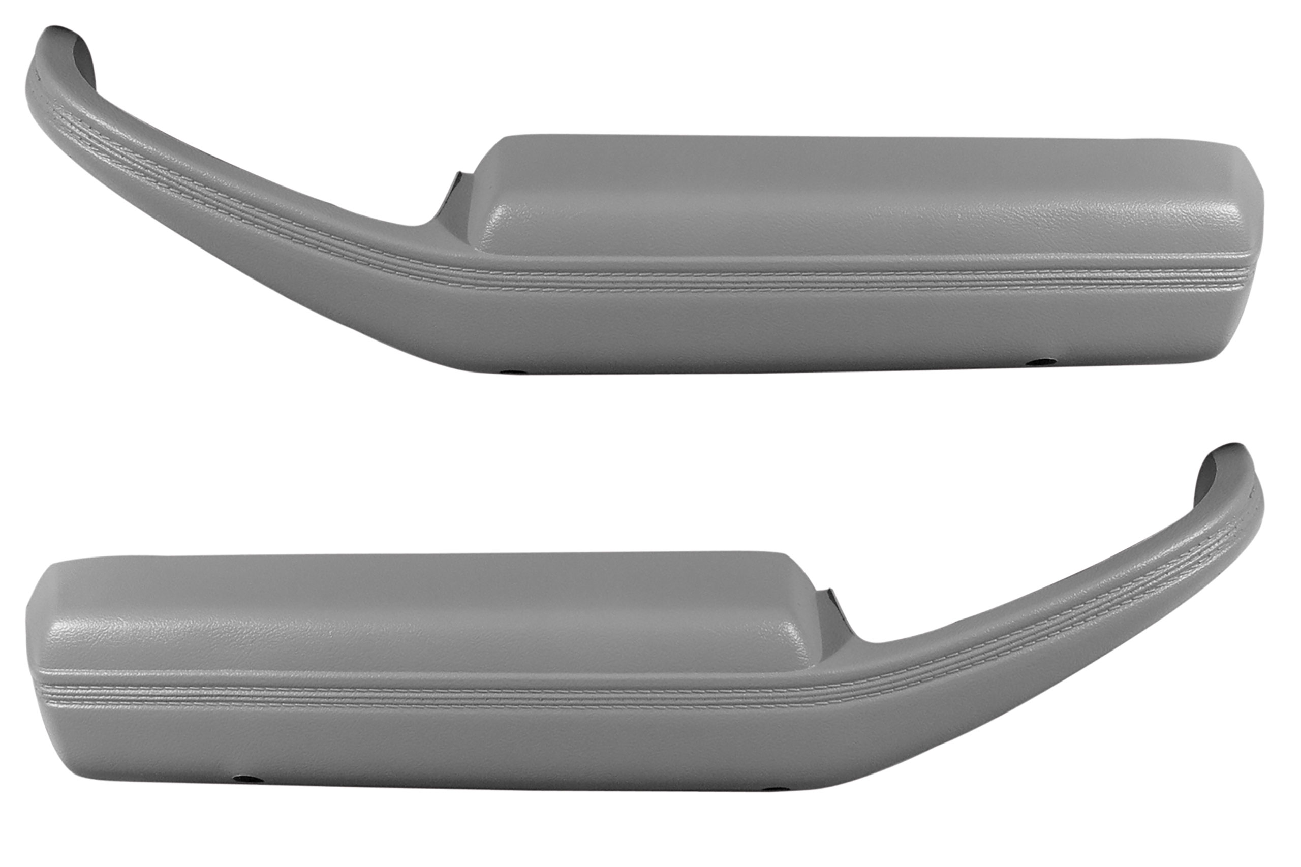 1982 Corvette C3 Moulded Door Panel Armrest Pair - Gray CA-430768 