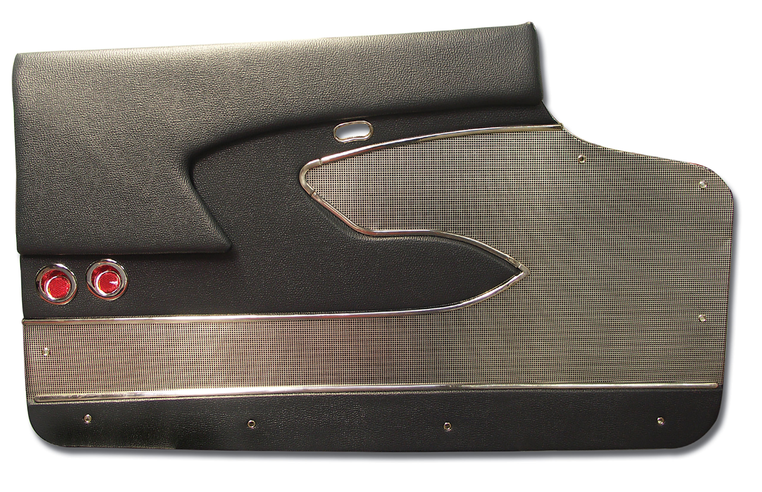 Door Panels Charcoal Deluxe Metal Support For 1958 Corvette