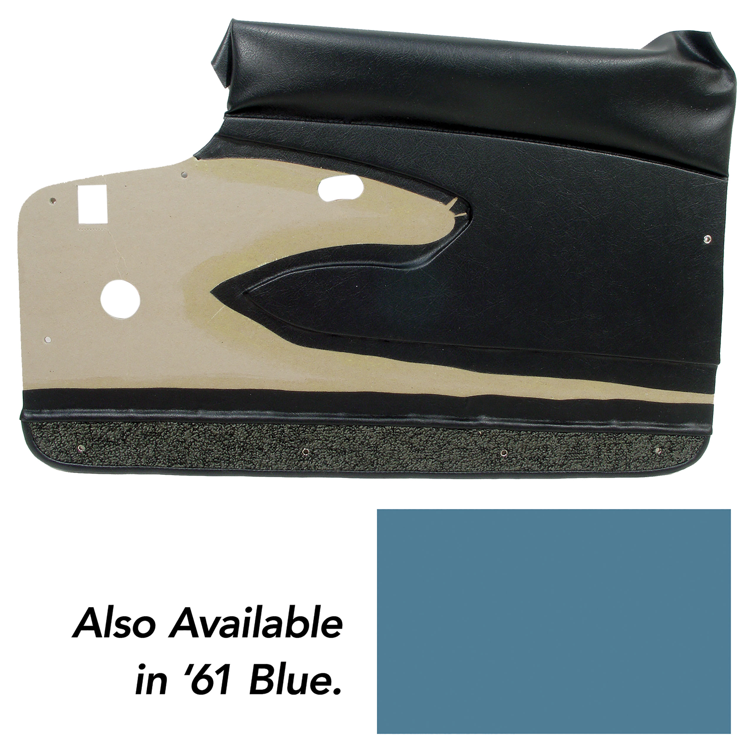 1961 Corvette C1 Door Panels- Blue CA-435308 