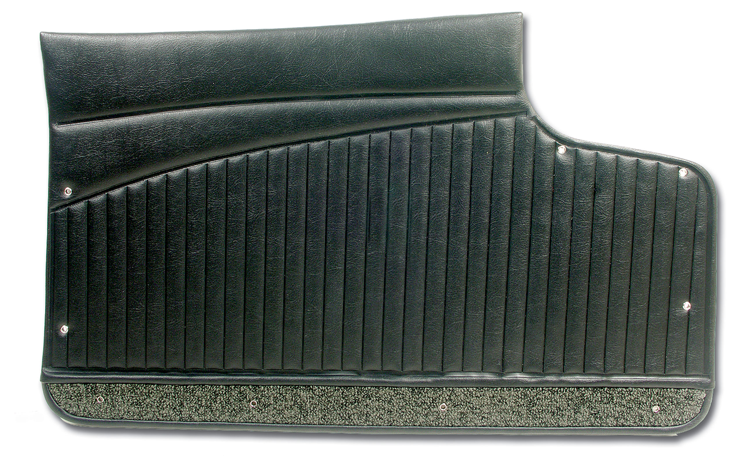 1962 Corvette C1 Door Panels- Black Metal Support CA-436220 