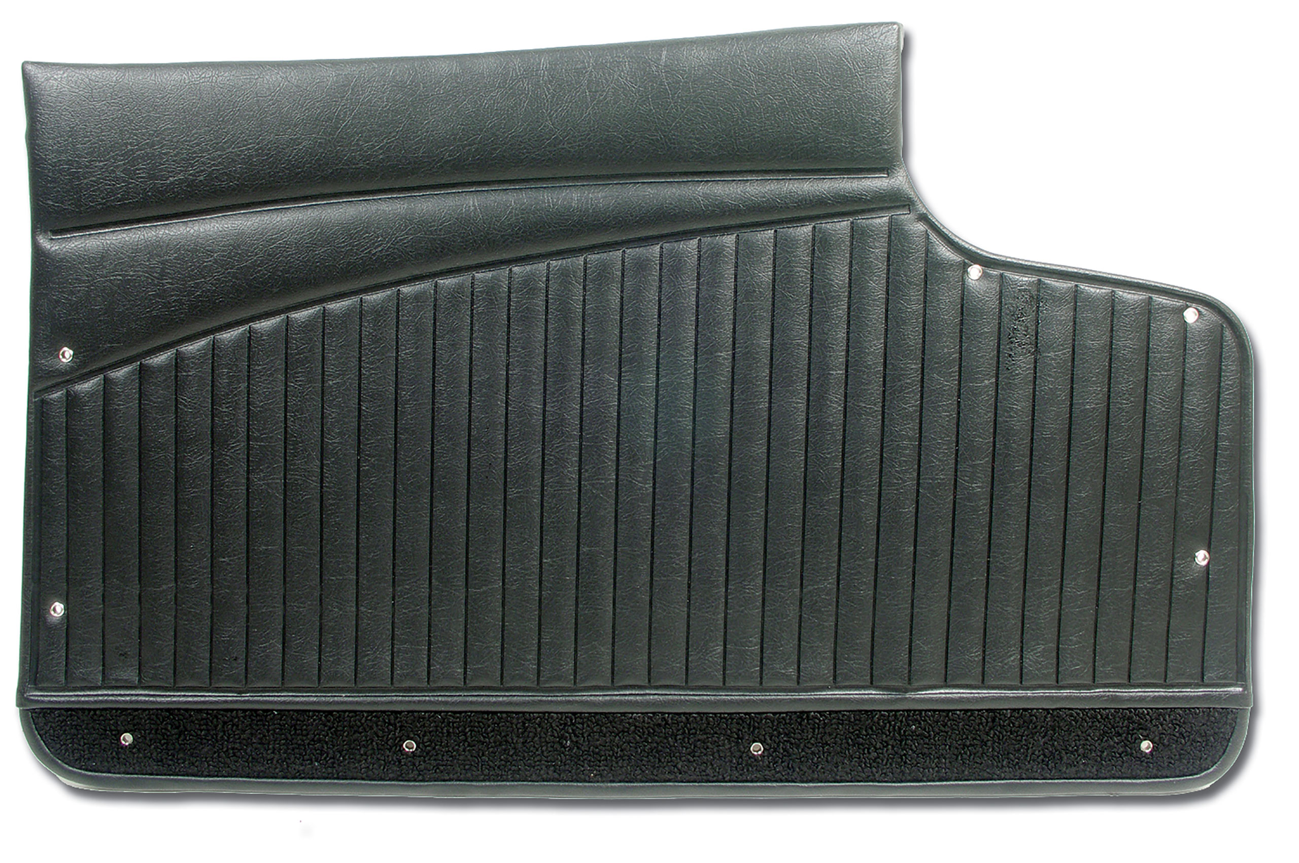 1962 Corvette C1  Door Panels- Black Metal Support CA-4362B1