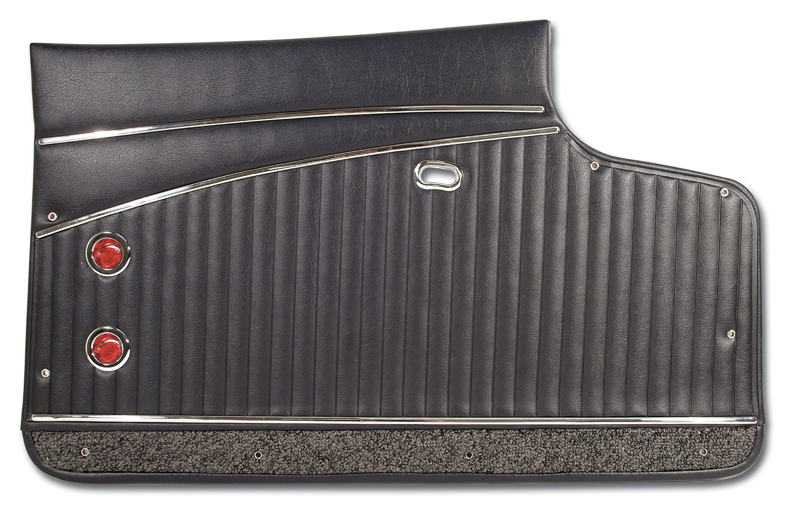 1962 Corvette C1 Door Panels- Black Deluxe CA-436420 