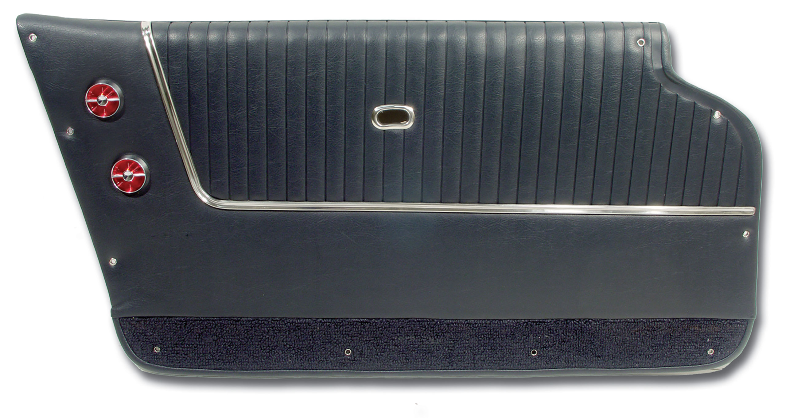 1963-1964 Corvette C2 Door Panels Dark Blue Convertible W/Trim CA-437342 