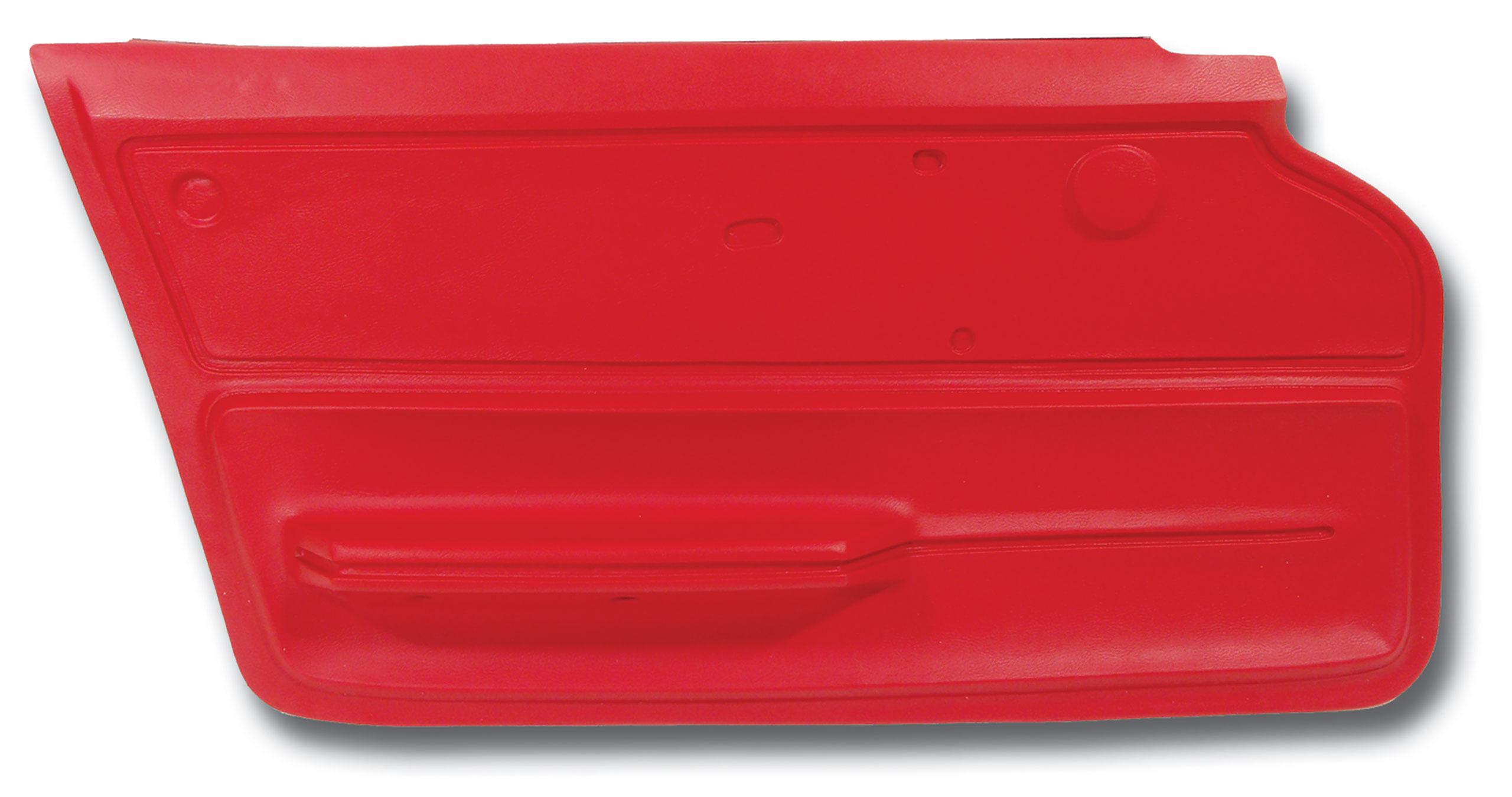 1965-1966 Corvette C2 Door Panel- Red Coupe W/Felt LH CA-439130 