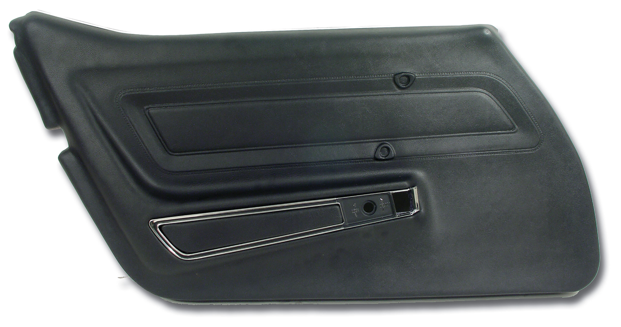 1977 Corvette C3 Door Panel- Black Standard LH CA-443520 