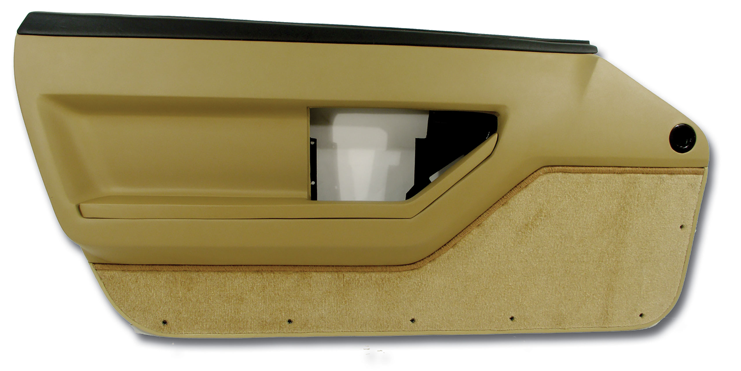 1984-1987 Corvette C4 Door Panel- Saddle Deluxe Coupe LH CA-445072 