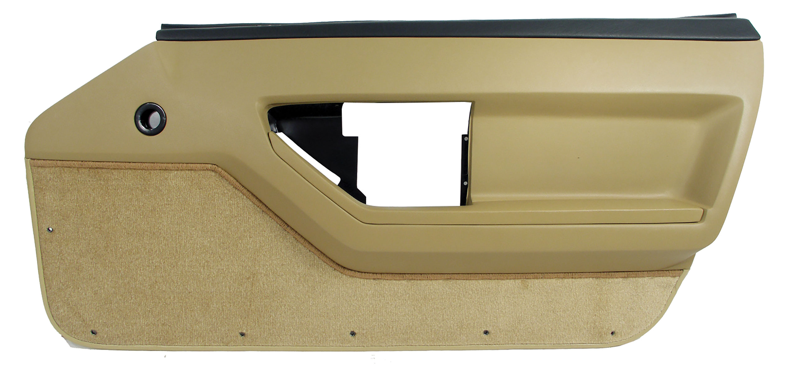 1984-1987 Corvette C4 Door Panel- Saddle Deluxe Coupe RH CA-445172 