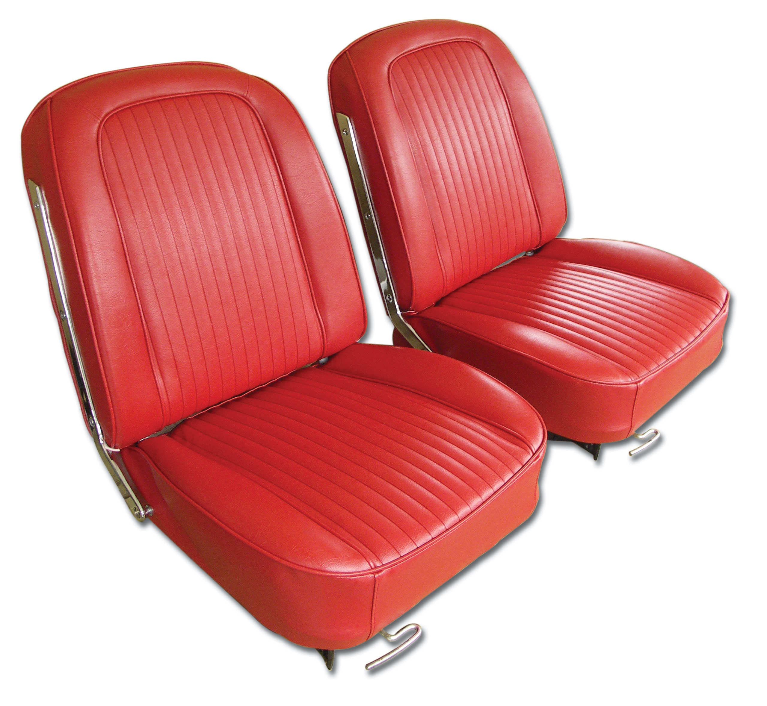 1963 Corvette C2 Vinyl Seat Covers- Red CA-445435 