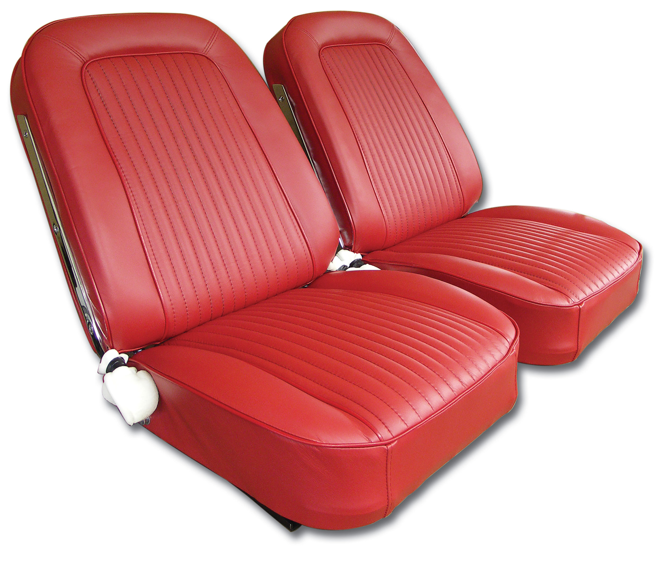 1964 Corvette C2 Vinyl Seat Covers- Red CA-445535 