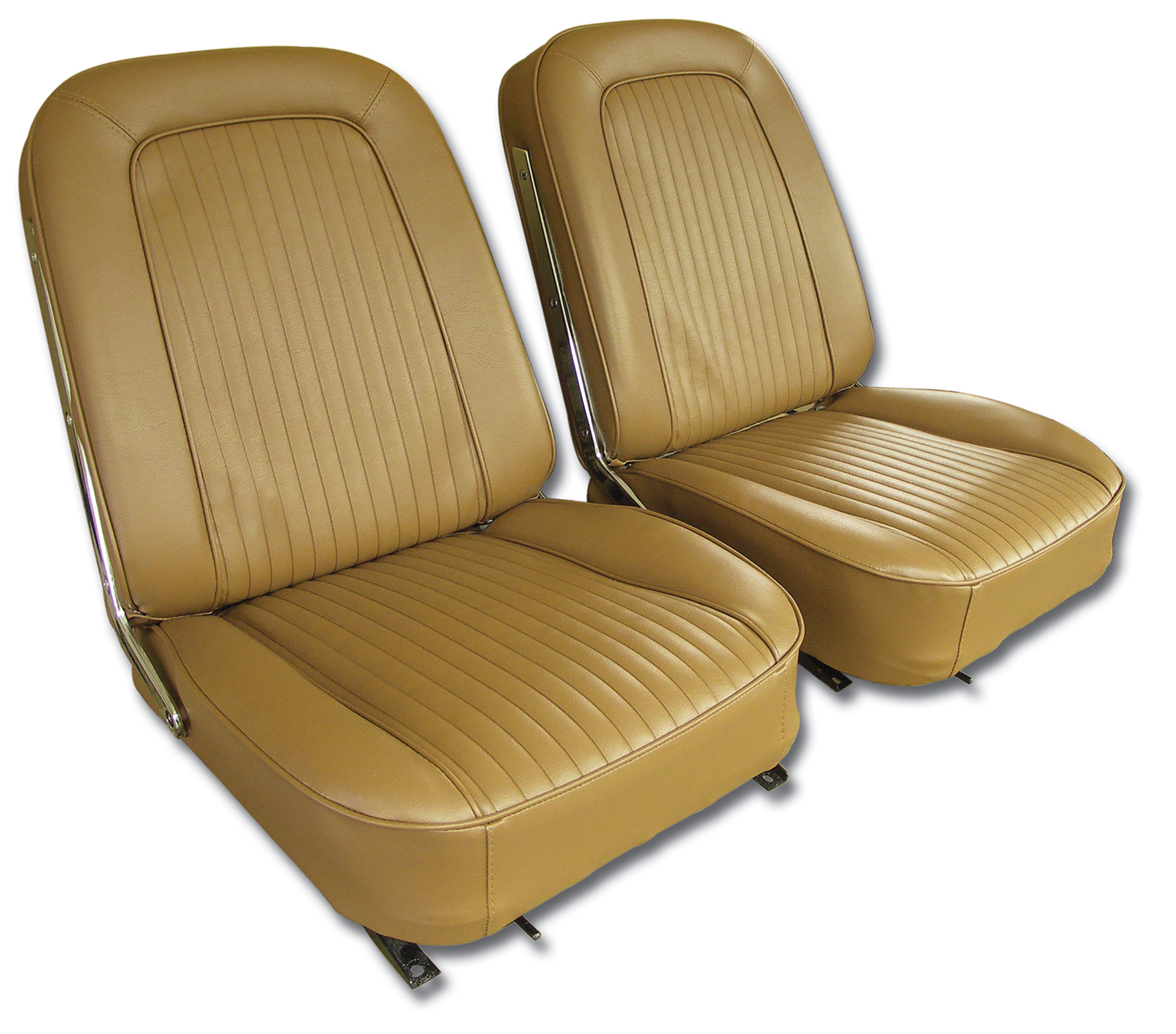 1964 Corvette C2 Vinyl Seat Covers- Saddle CA-445554 
