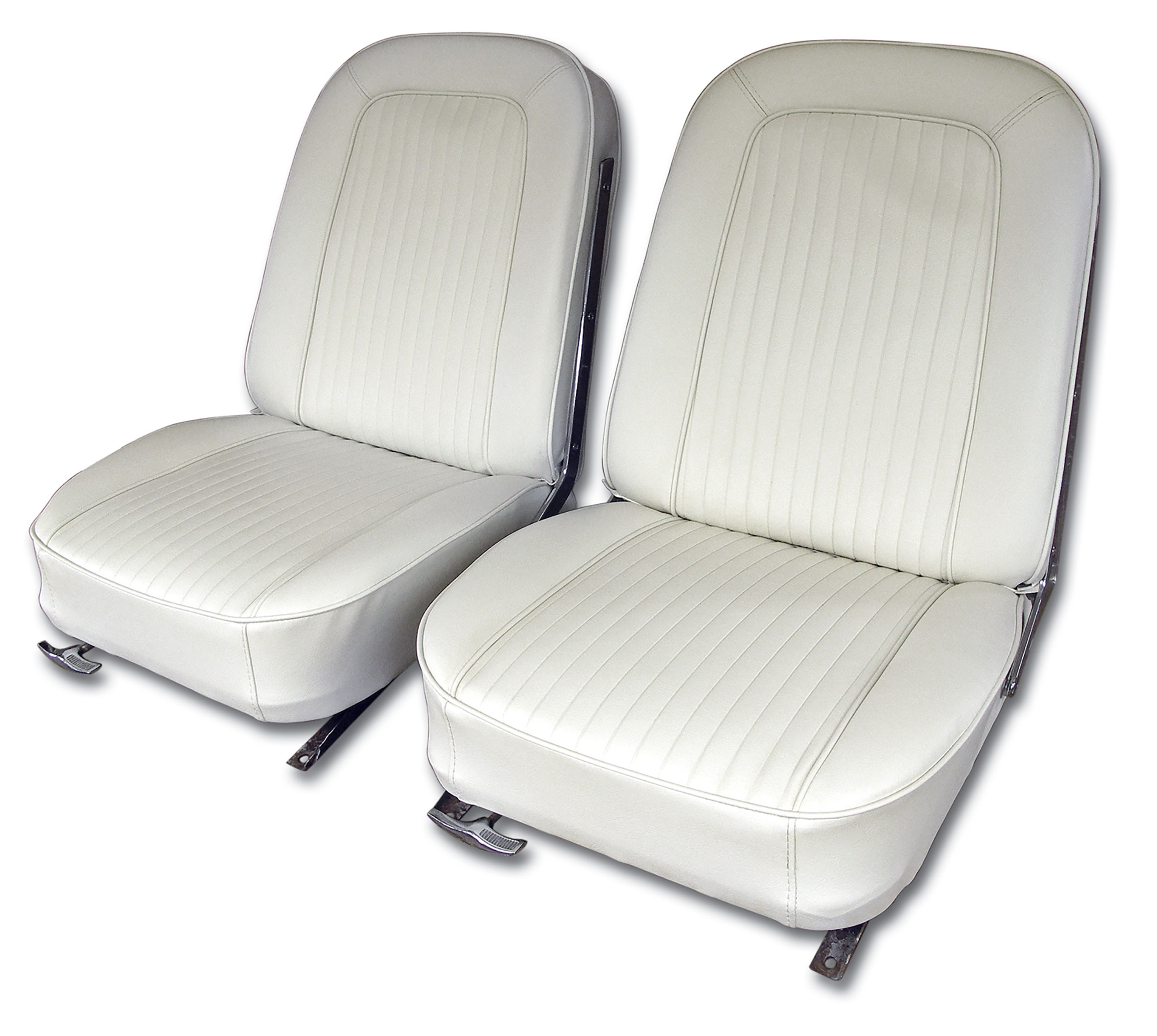 1964 Corvette C2 Vinyl Seat Covers- White CA-445565 