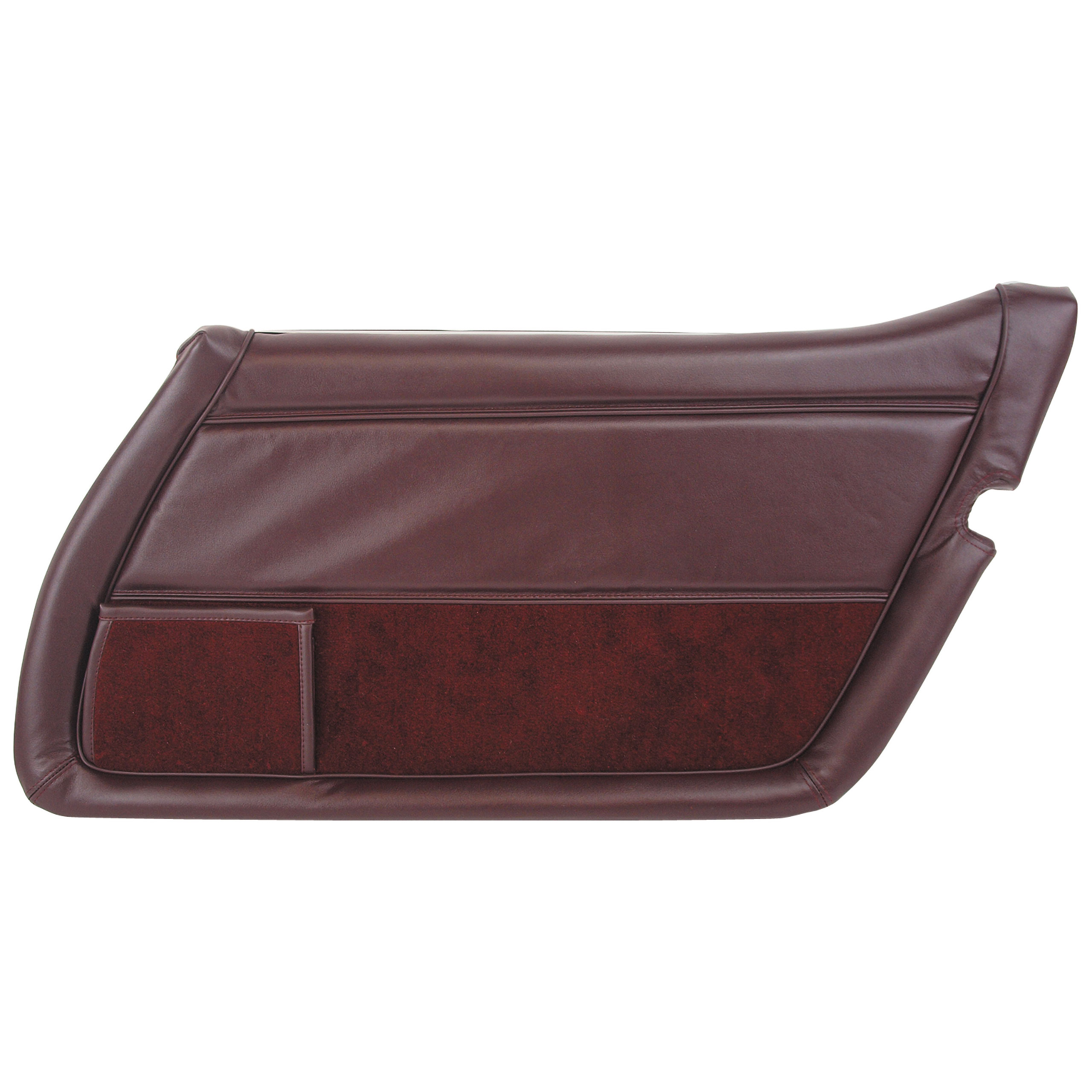 1980 Corvette C3 Leather Door Panel- Claret RH CA-446036 