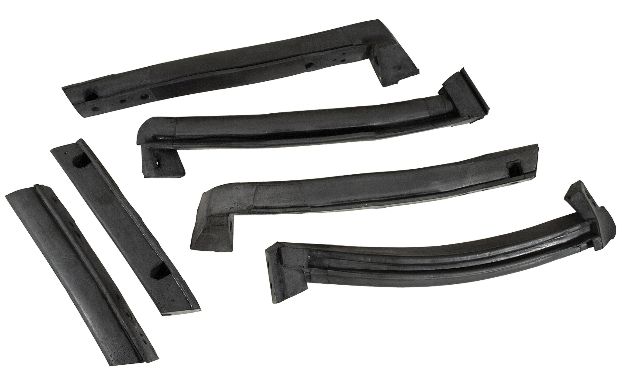 1986-1996 Corvette C4 WS Convertible Top Roof Rails 6pc Set Import CA-44626 