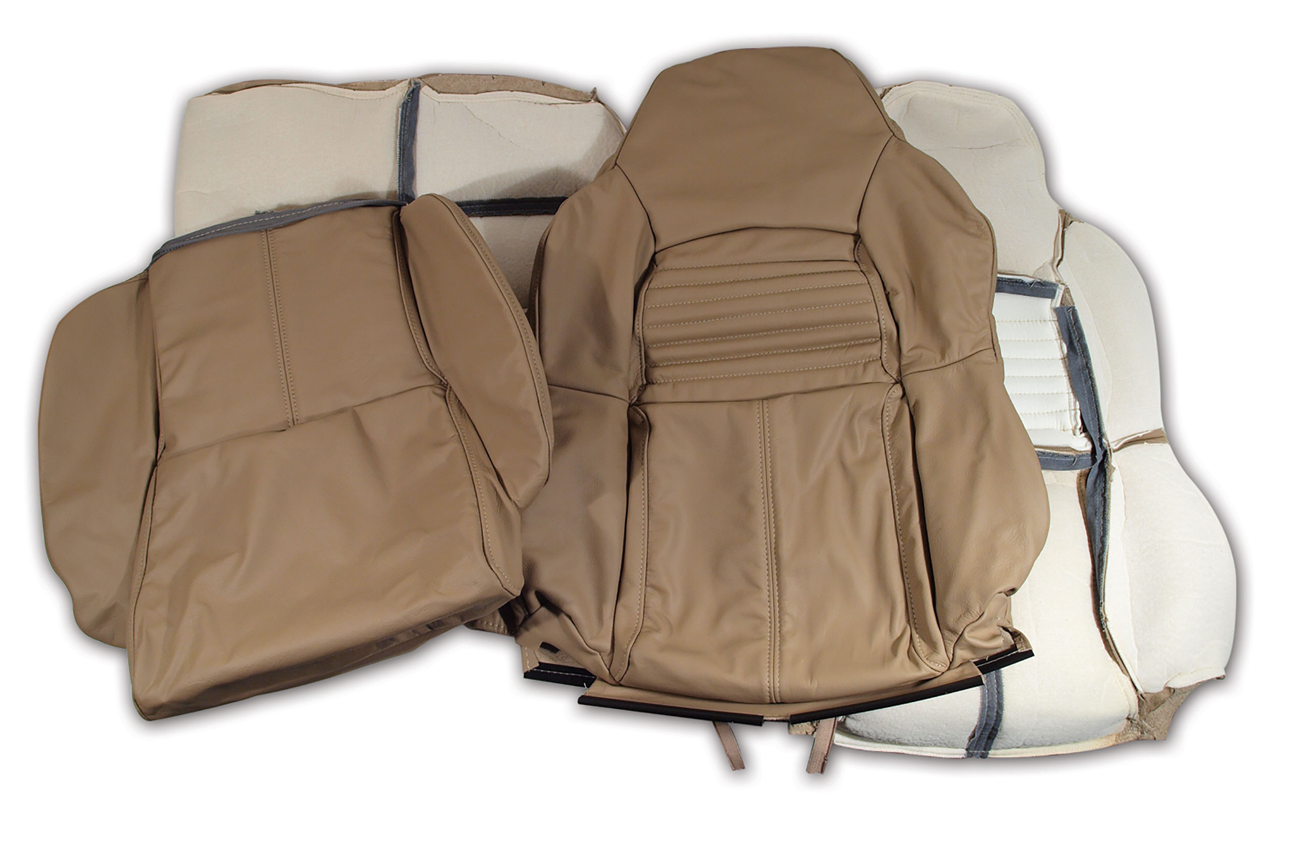 1994-1996 Corvette C4 Leather Seat Covers- Beige Standard CA-447282 