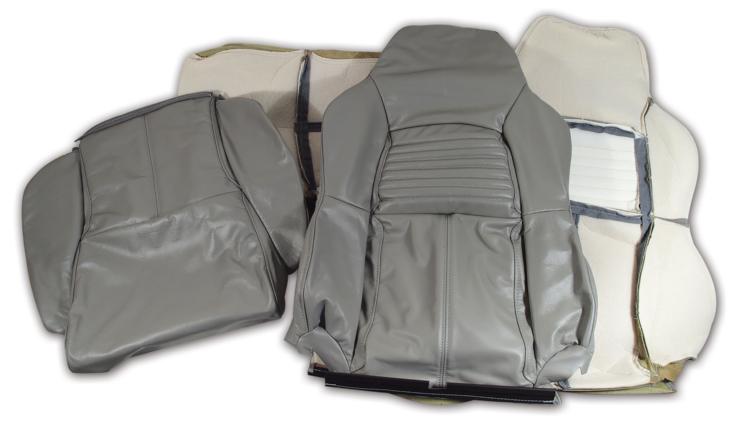 1994-1996 Corvette C4 Leather Seat Covers- Gray Standard CA-447284 