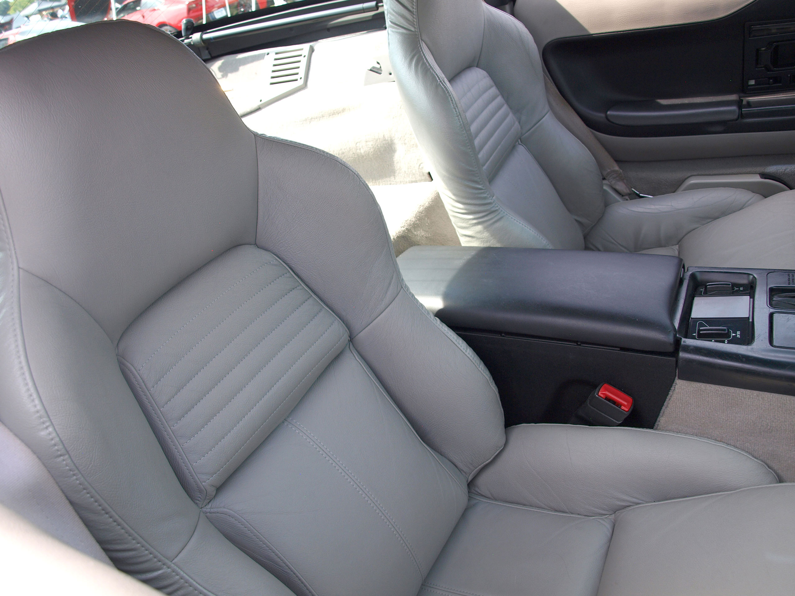 1994-1996 Corvette C4 "Leather-Like" Vinyl Seat Covers Gray Standard CA-447384 
