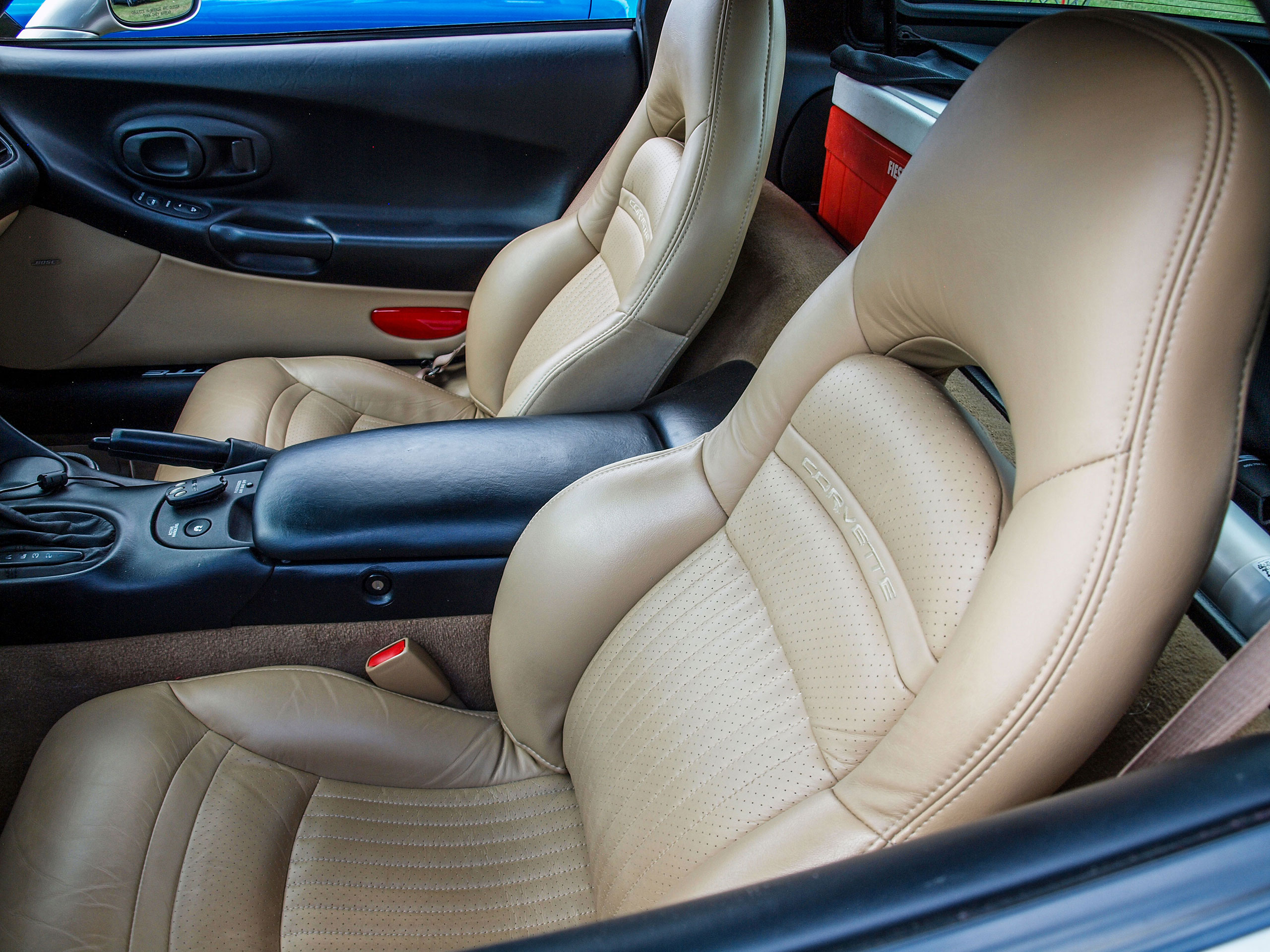 1998-2004 Corvette C5 "Leather-Like" Vinyl Seat Covers Oak Sport CA-462091 