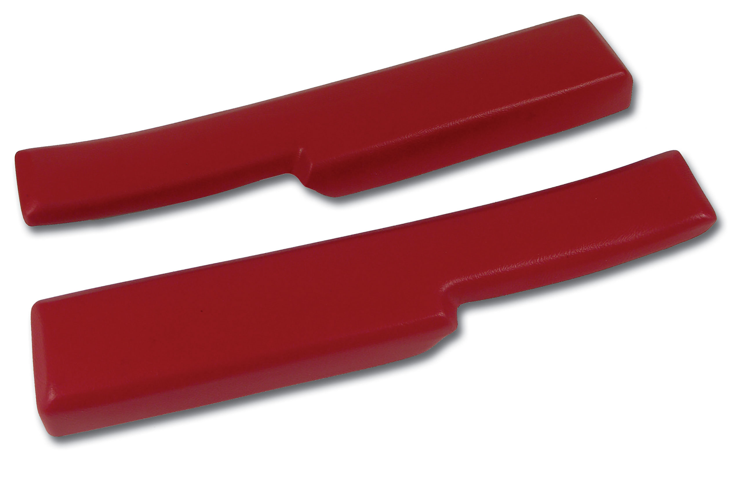 Door Sill Pads- Red For 1986-1987 Corvette