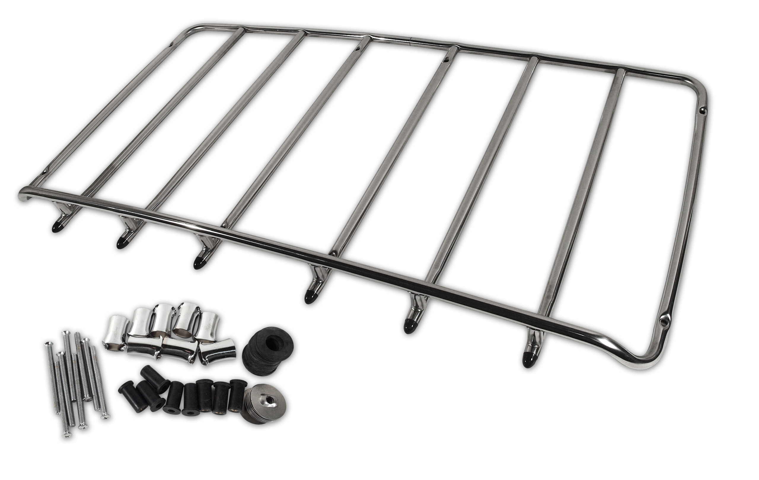 Luggage Rack- Stainless Steel 8 Hole For 1976-1977 Corvette