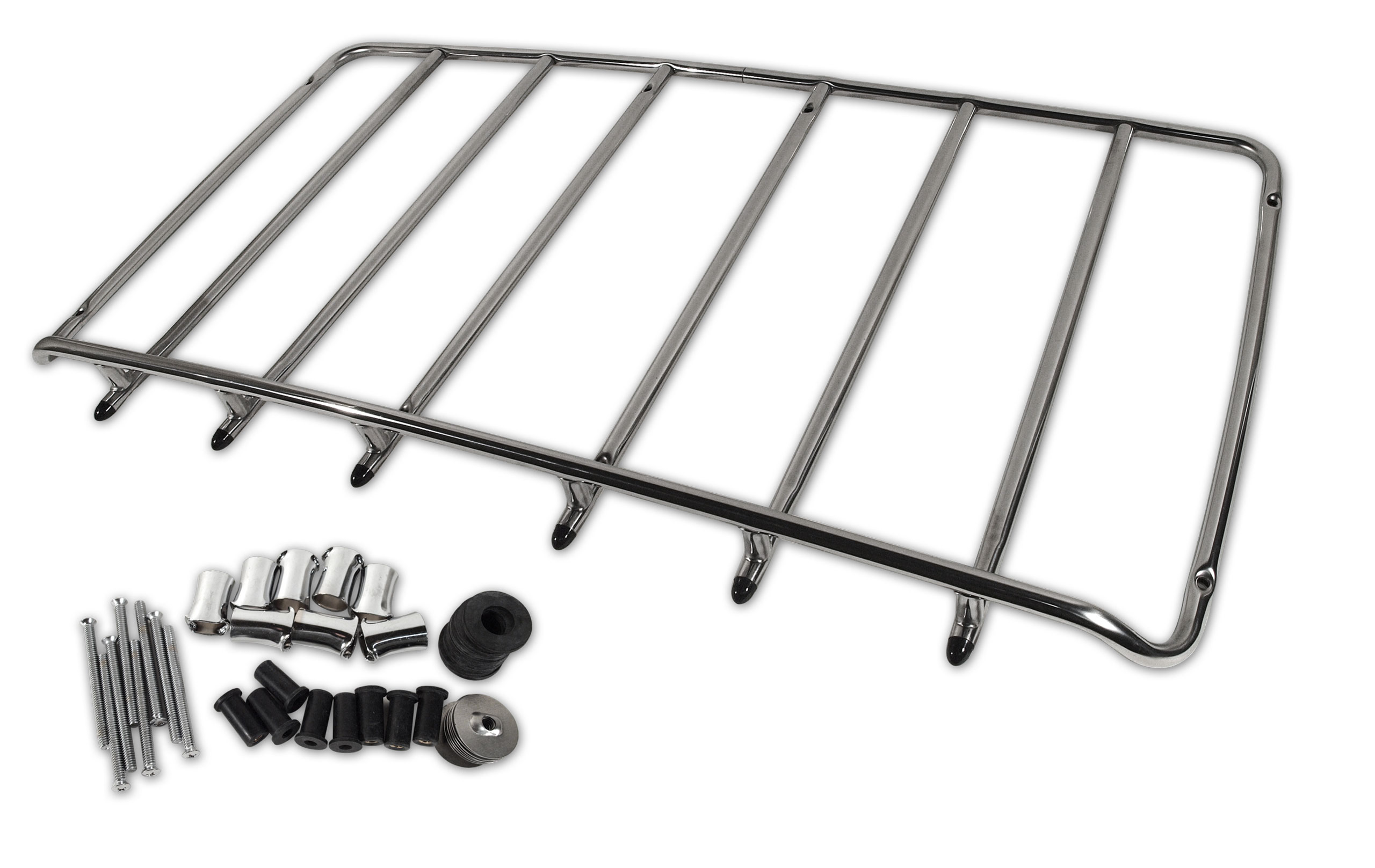 Luggage Rack- Stainless Steel 8 Hole For 1976-1977 Corvette -RPIDesignscom