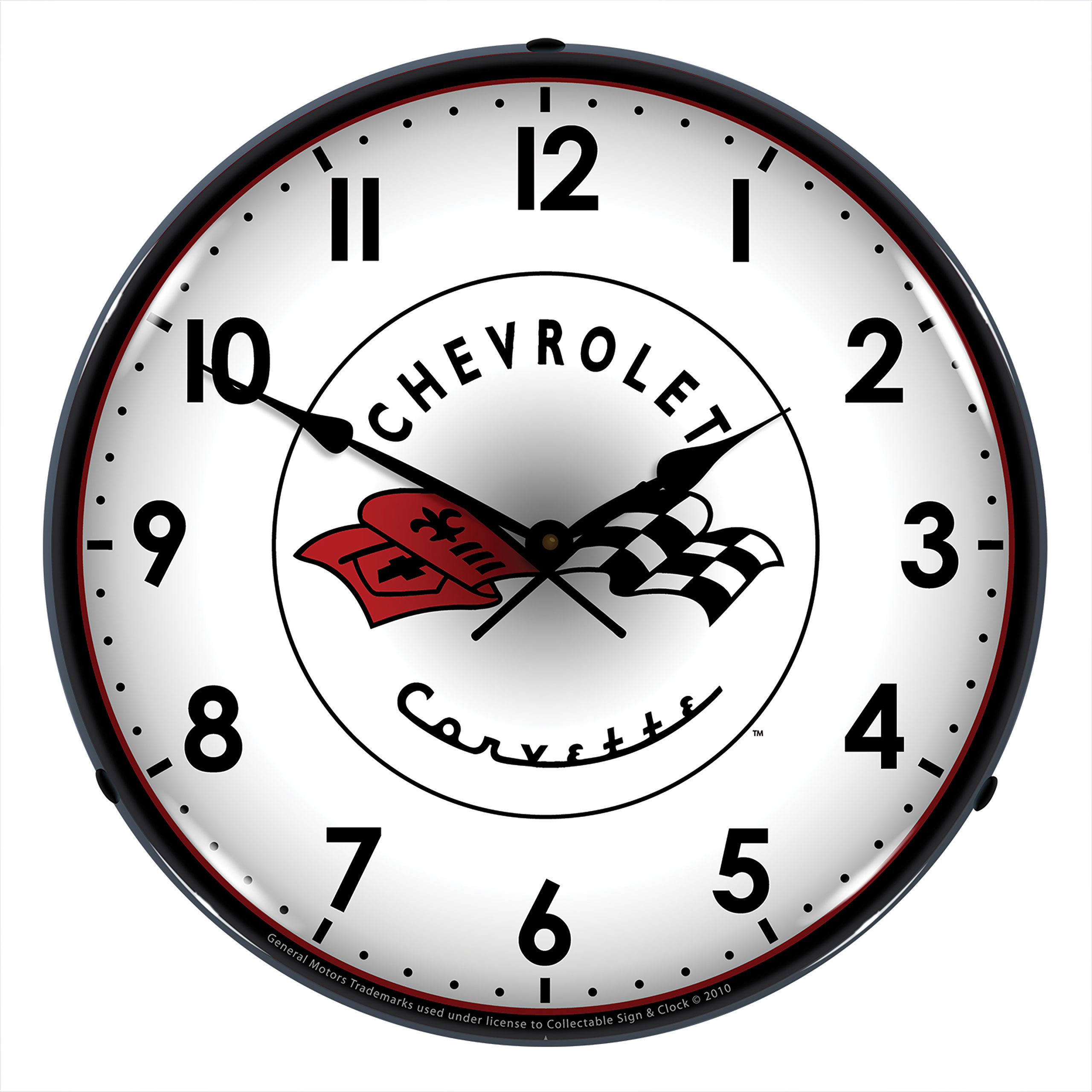 1953-1962 Corvette C1 LED Clock W/C1 Logo CA-52651 