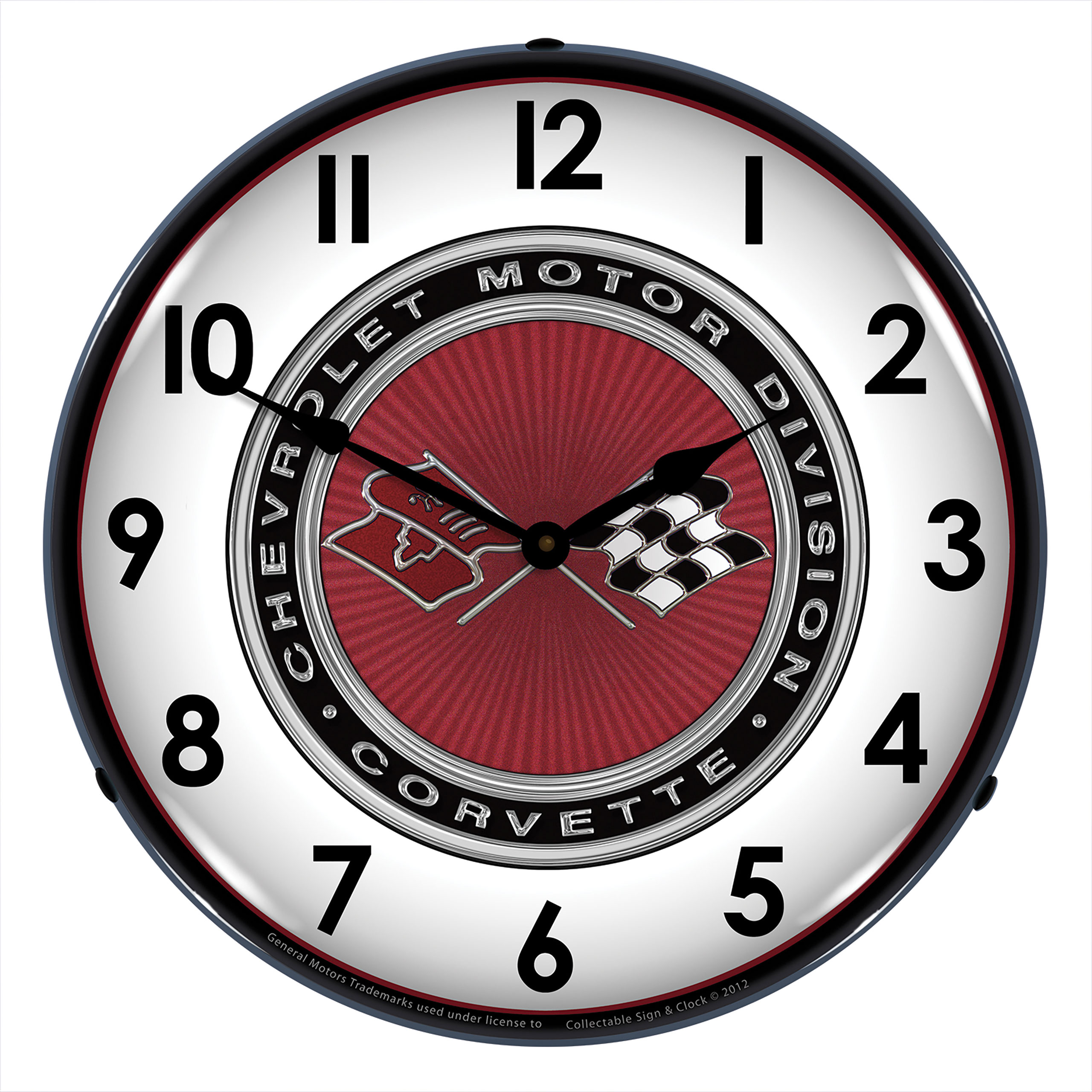 1968-1982 Corvette C3 LED Clock W/C3 Logo CA-52653 