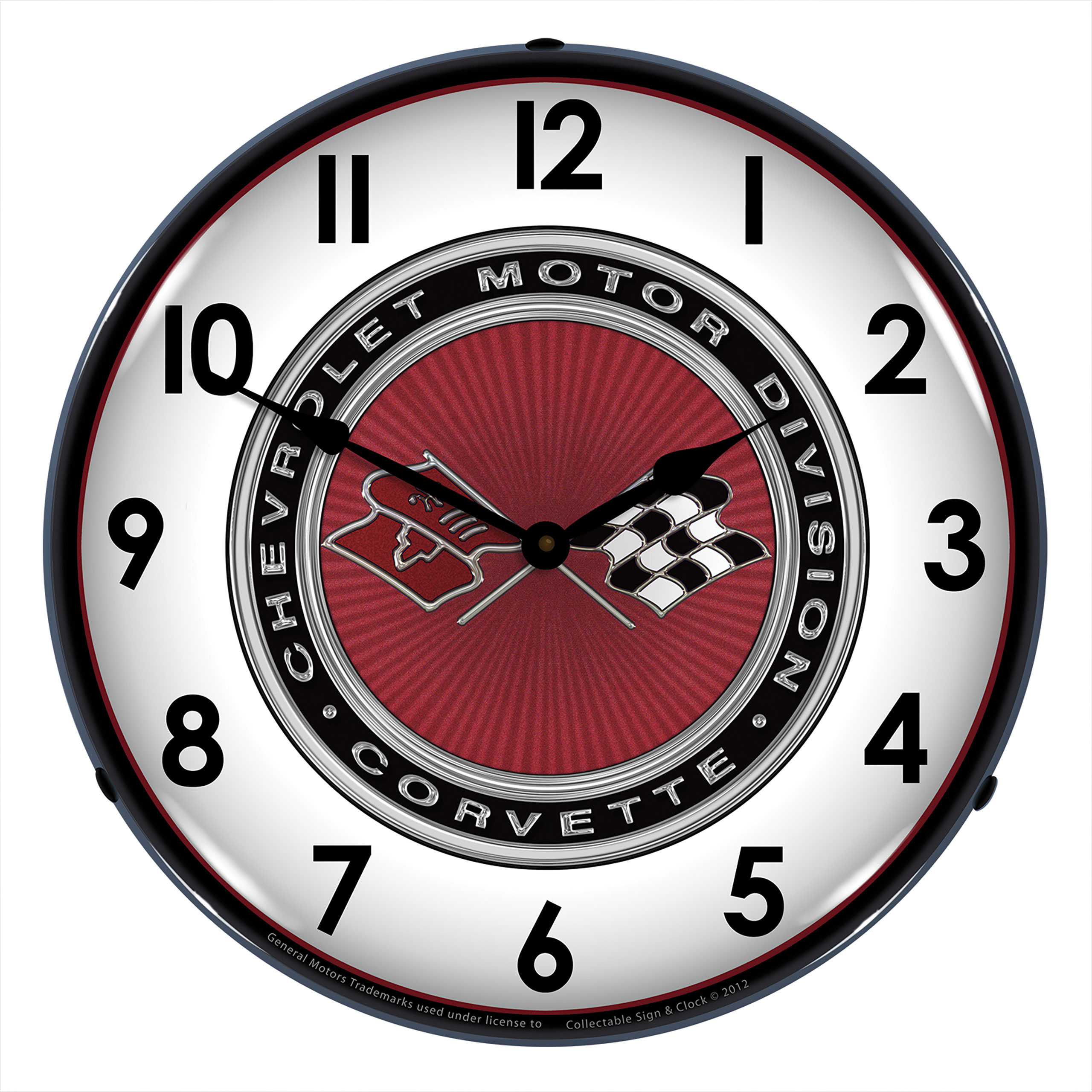 1968-1982 Corvette C3 LED Clock W/C3 Logo
