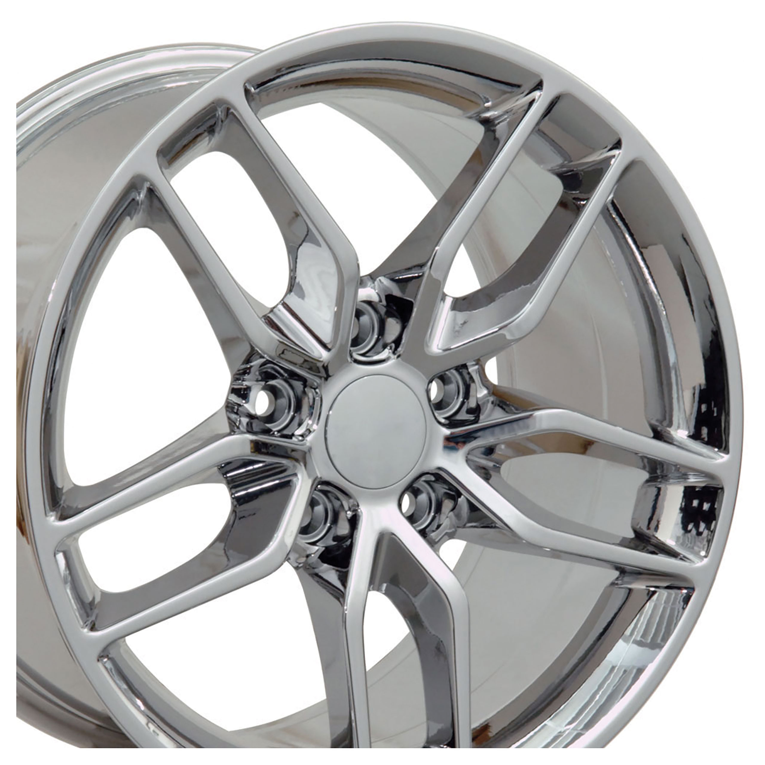 C7 Z51 Style Wheel Set - Chrome For 2005-2013 Corvette