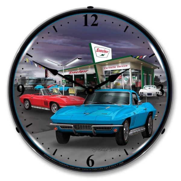 1966 Corvette C2 LED Clock- Sinclair CA-57613 