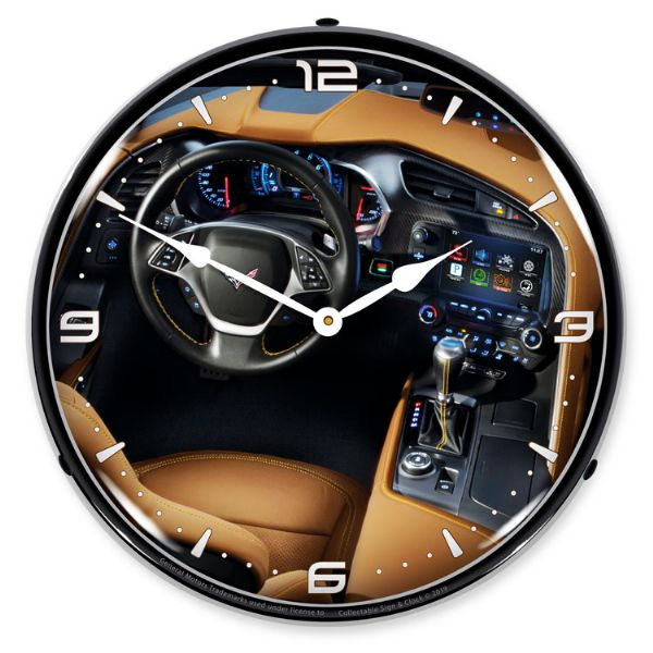 LED Clock- C7 Dash For 2014-2019 Corvette